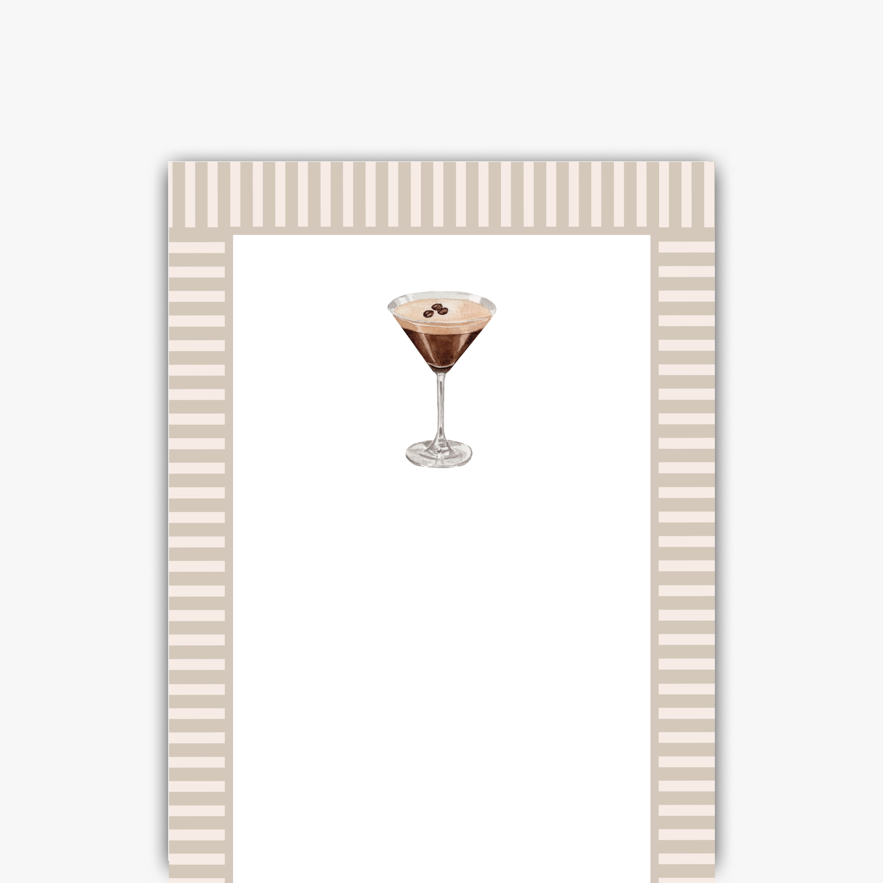 Espresso Martini Skinny Notepad