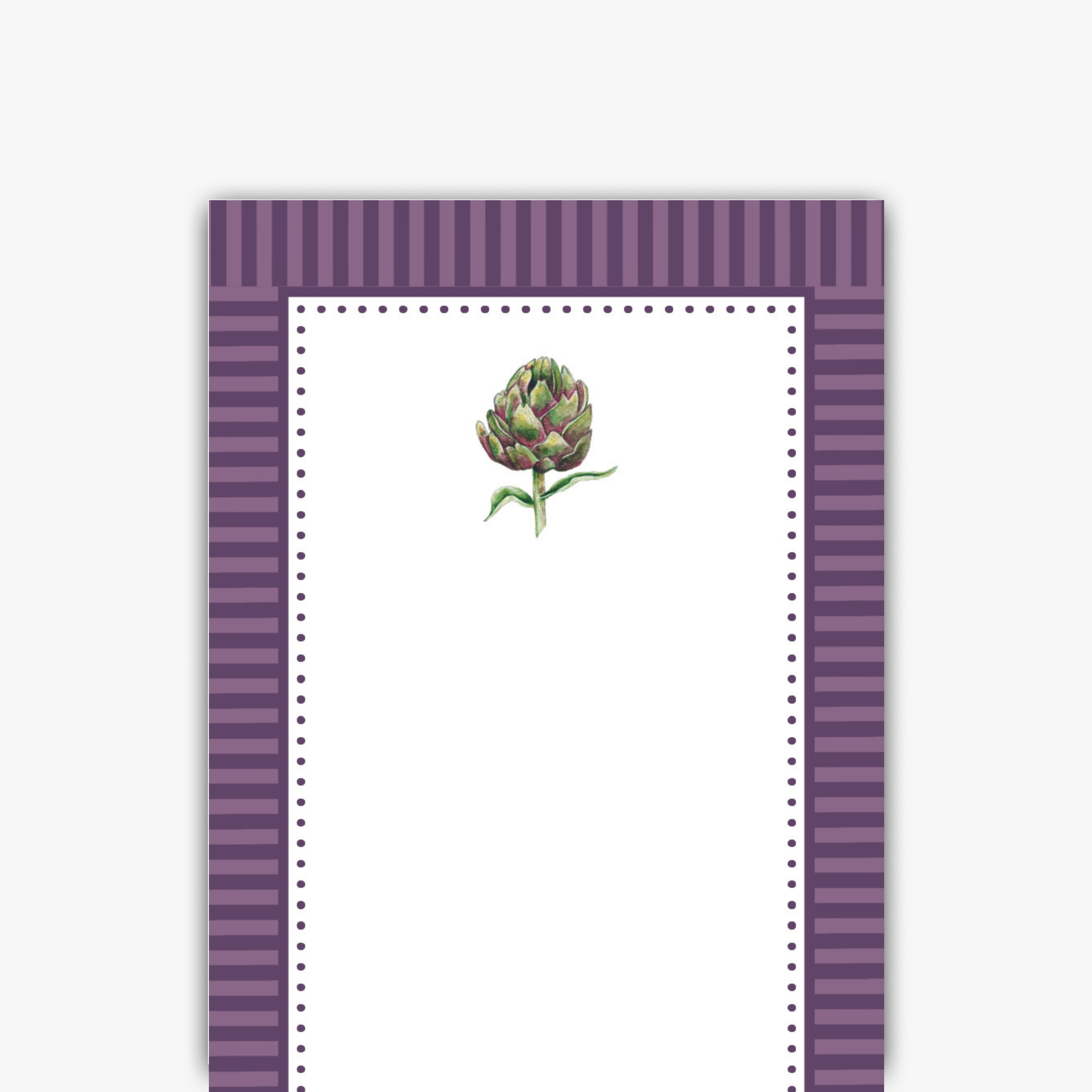 Artichoke Skinny Notepad