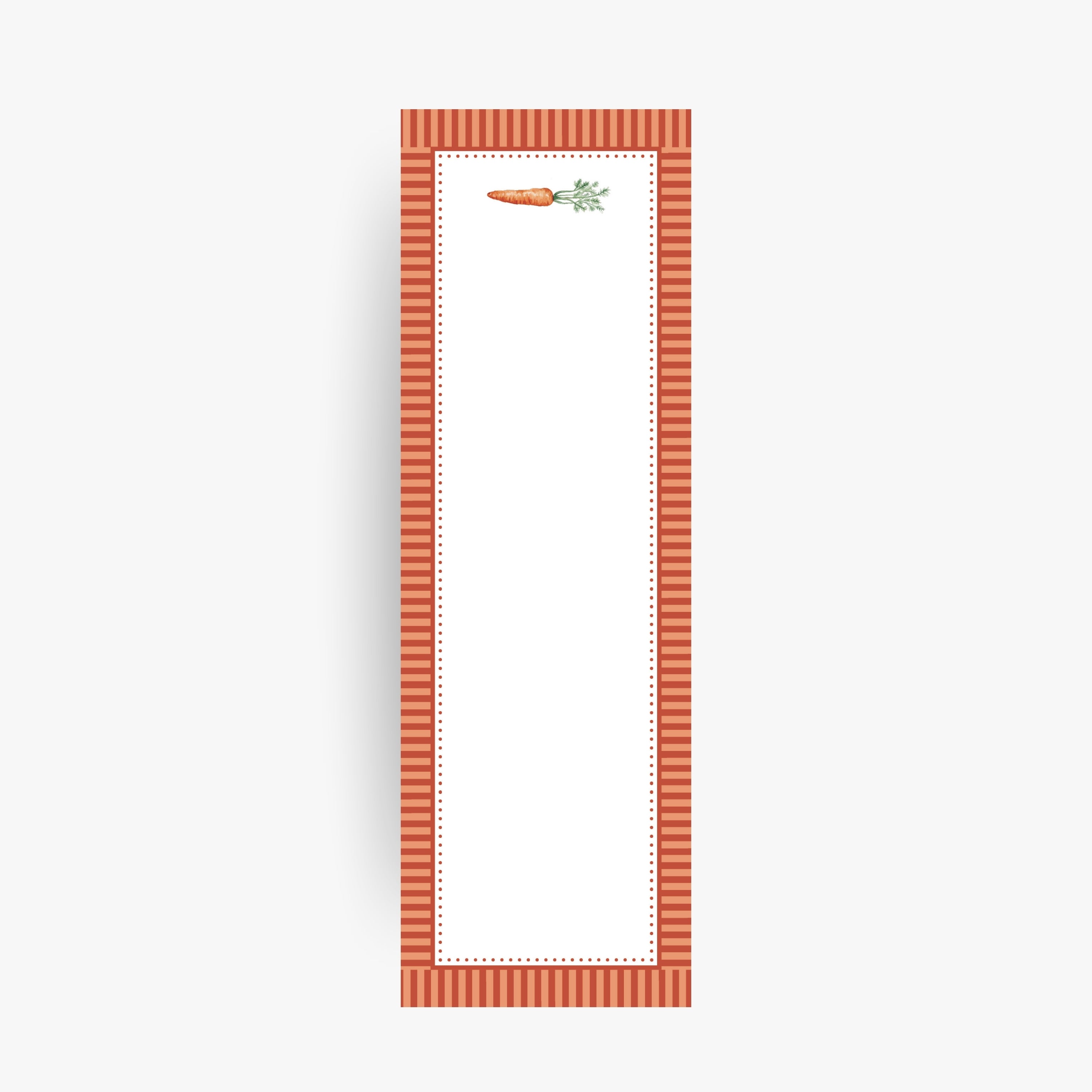 Carrot Skinny Notepad