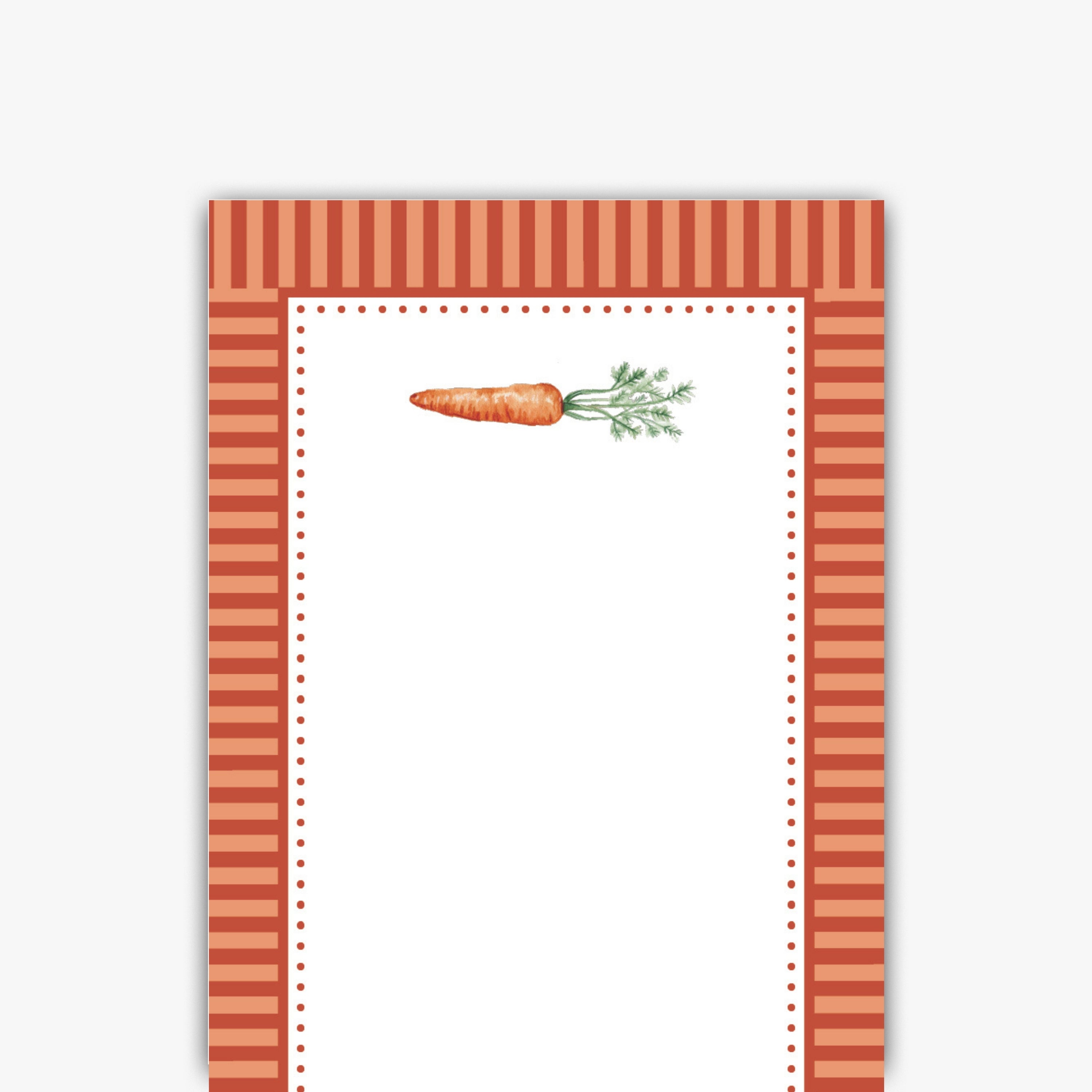 Carrot Skinny Notepad