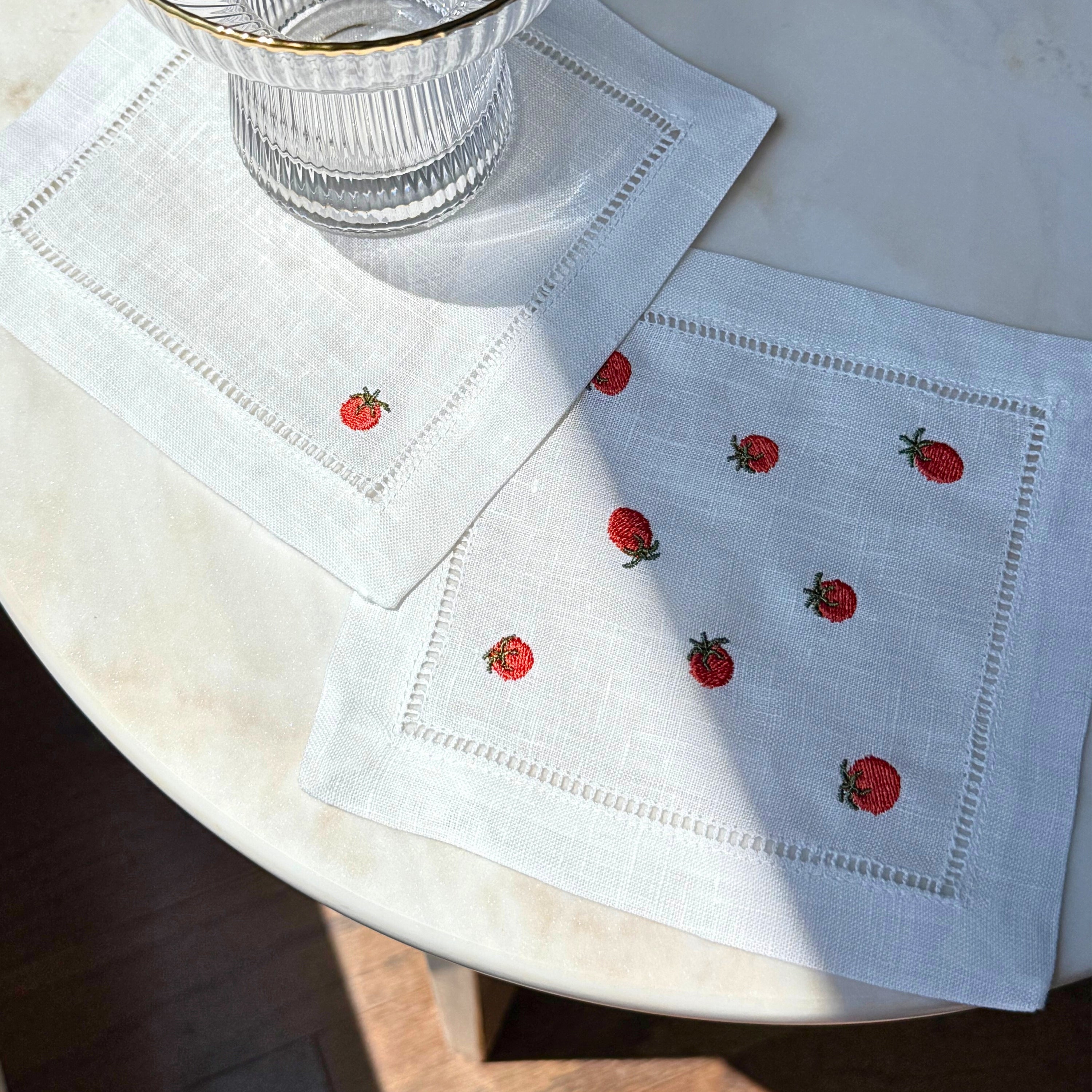Tomato Cocktail Napkin Set