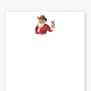Santa with Espresso Martini Icon Notepad