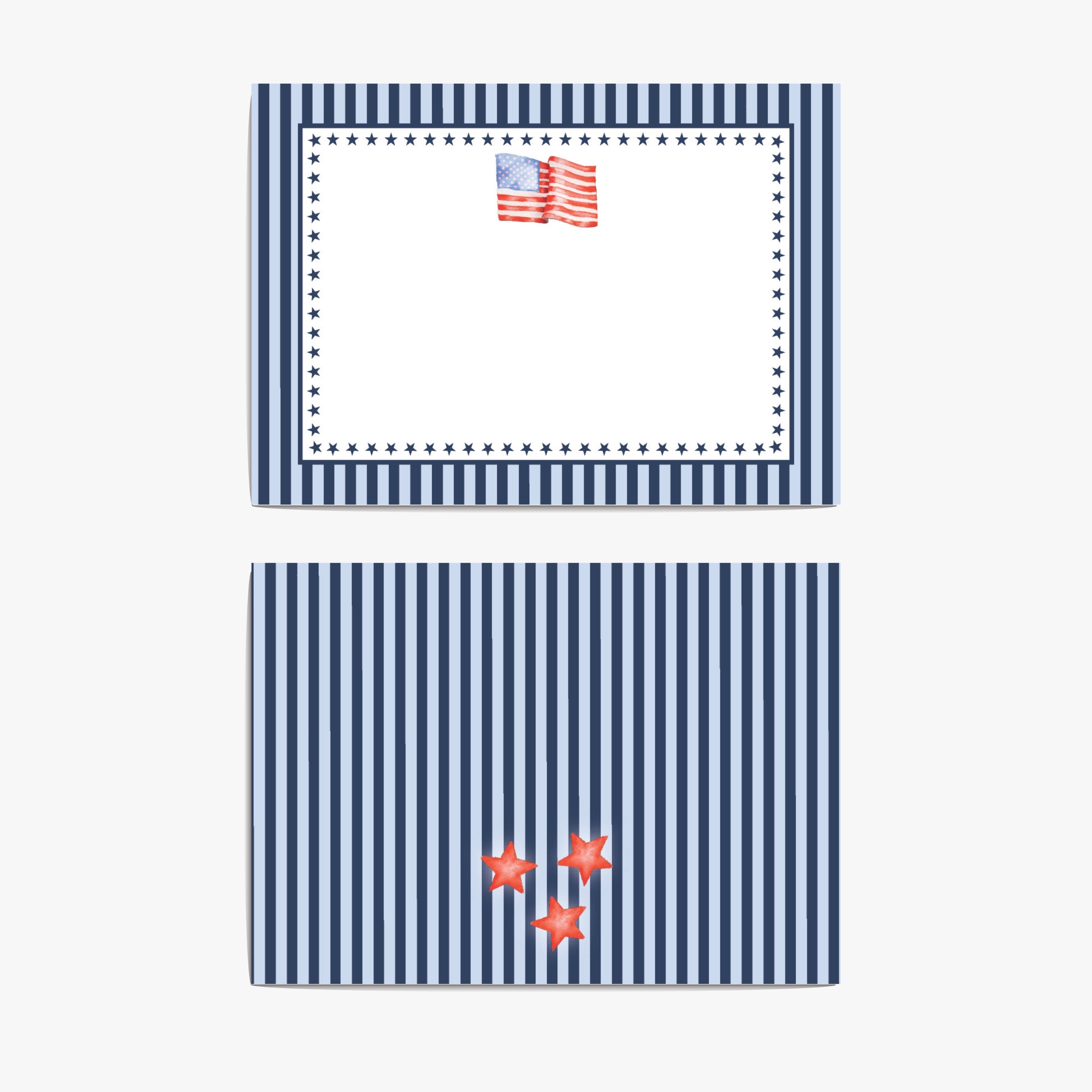 American Flag Notelets