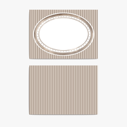 Tan Oval Notelets