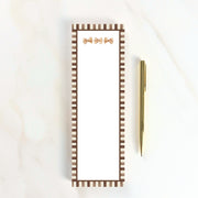 Bowtie Pasta Noodles Skinny Notepad