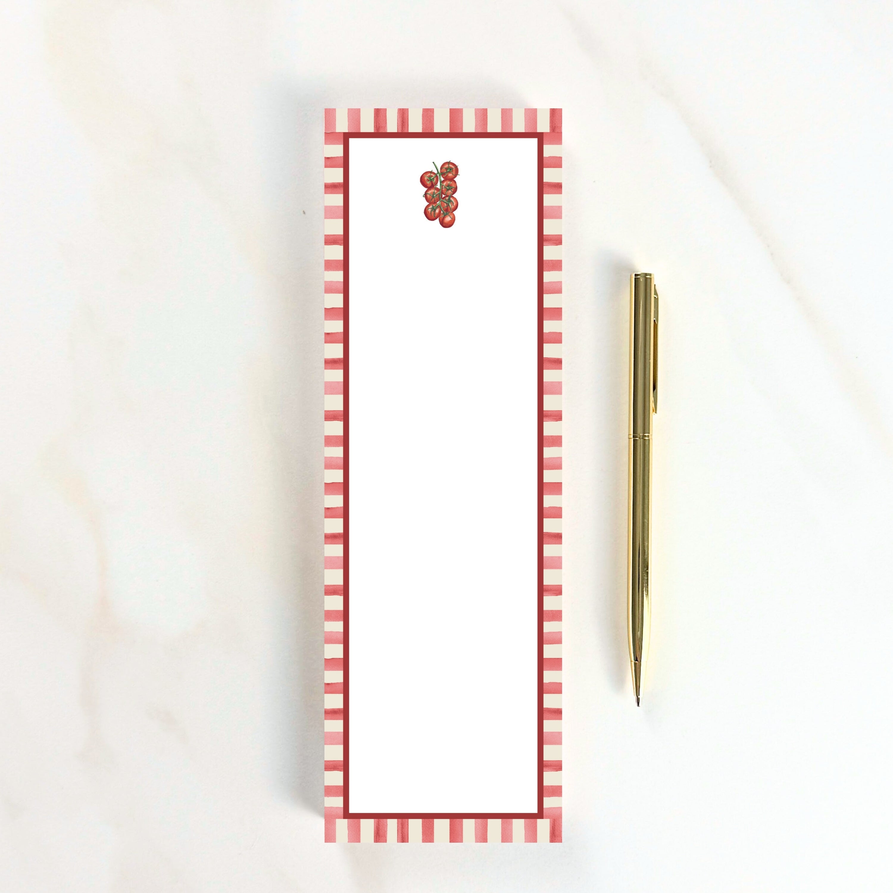 Tomato Skinny Notepad