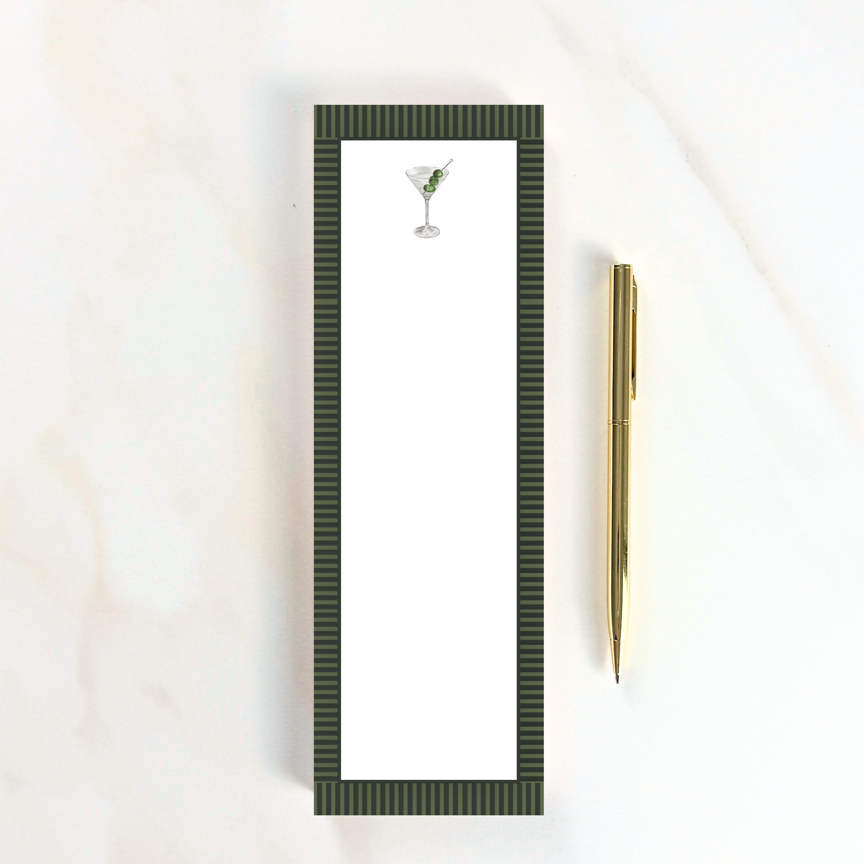 Martini Skinny Notepad