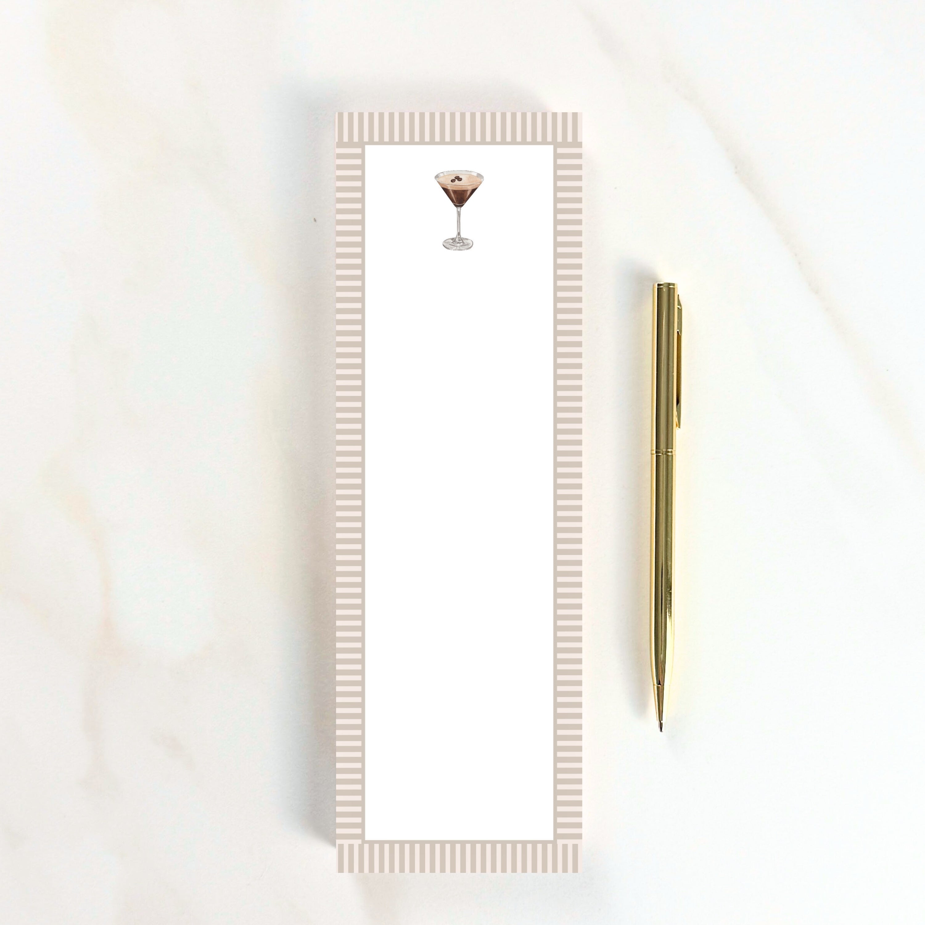 Espresso Martini Skinny Notepad