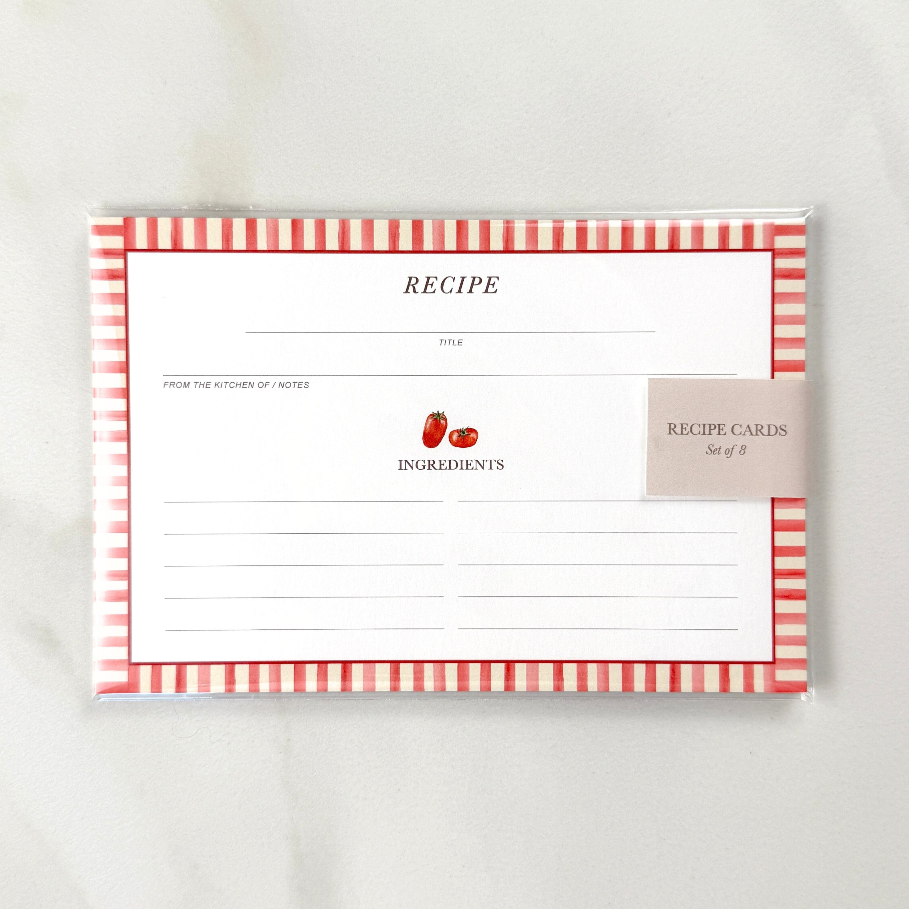 Tomato Recipe Cards