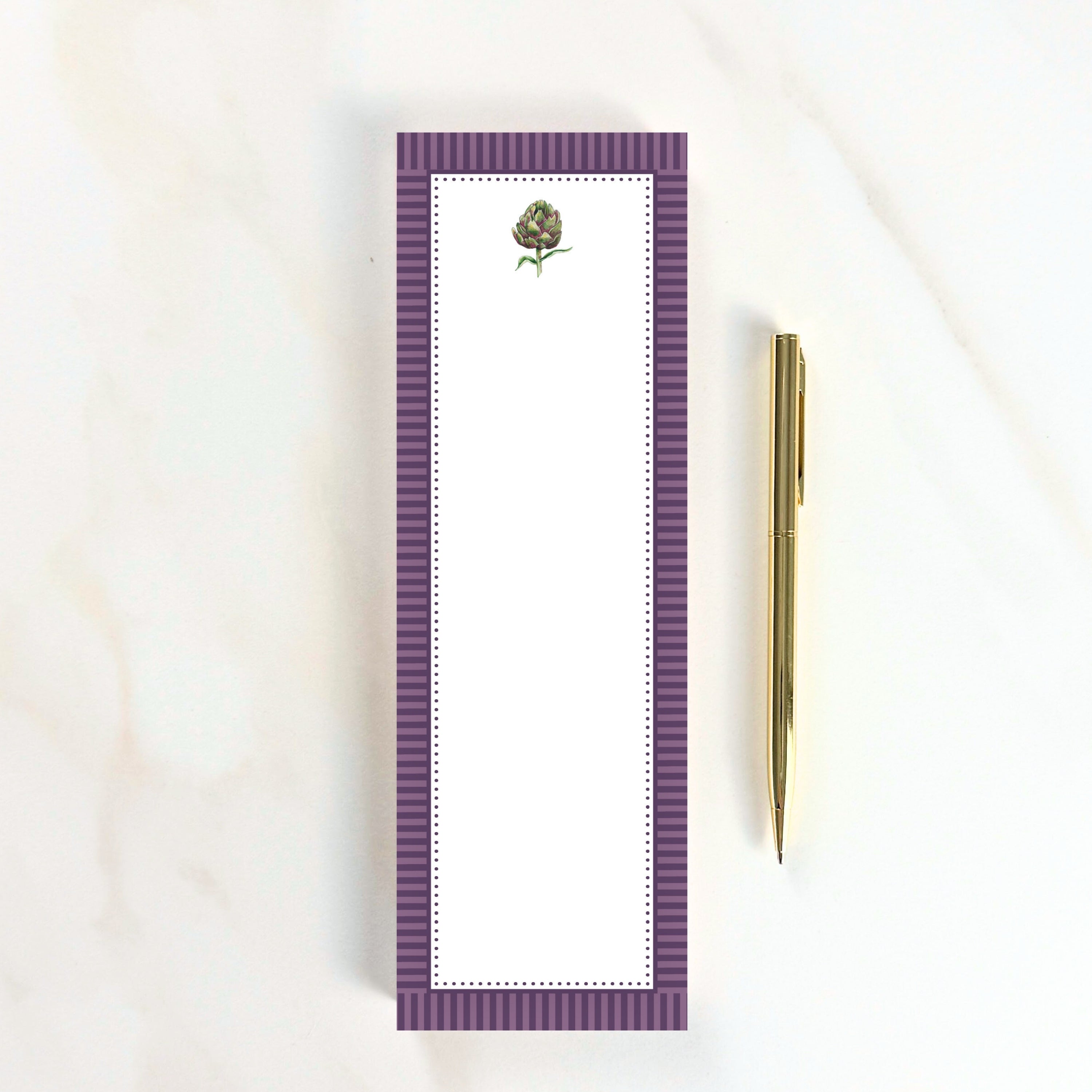 Artichoke Skinny Notepad