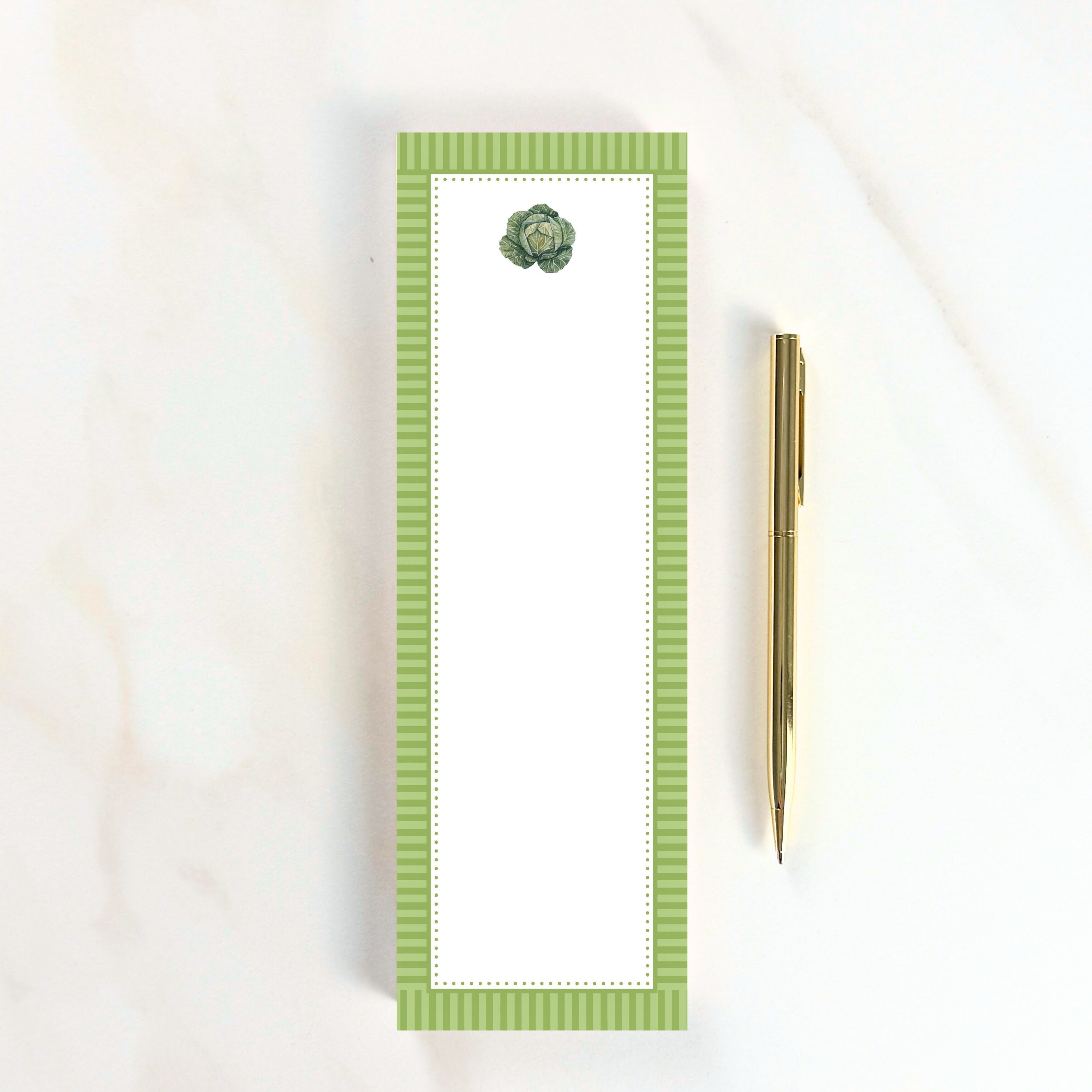 Cabbage Skinny Notepad