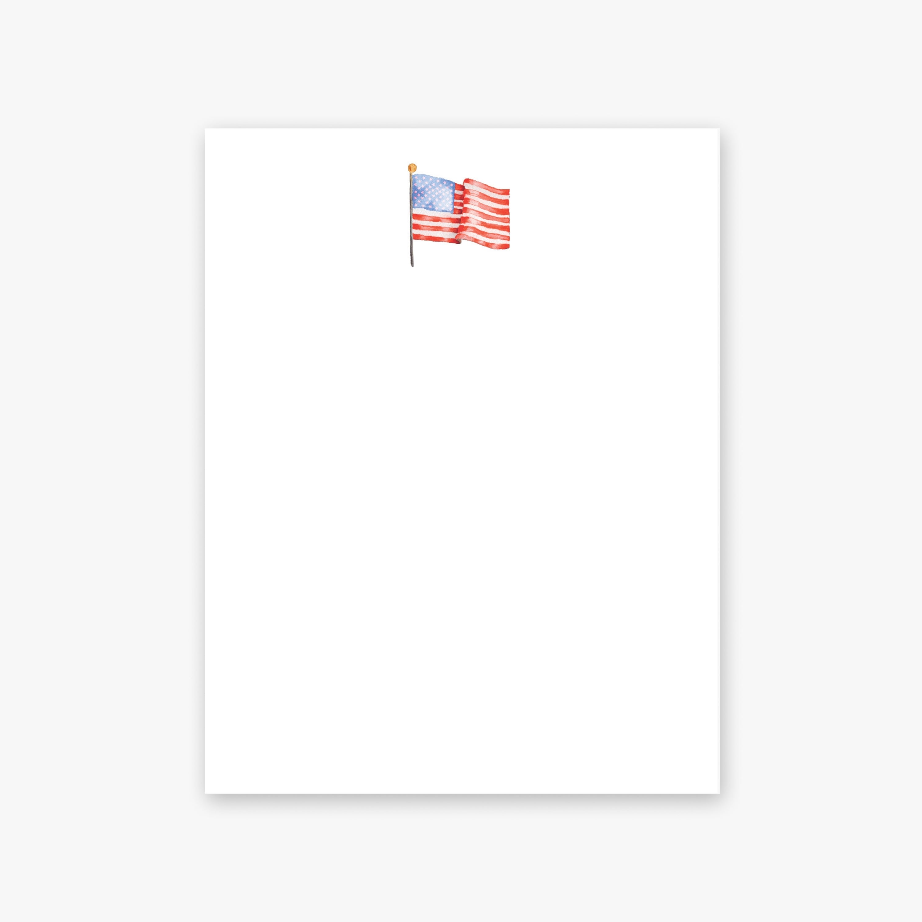 American Flag Icon Notepad