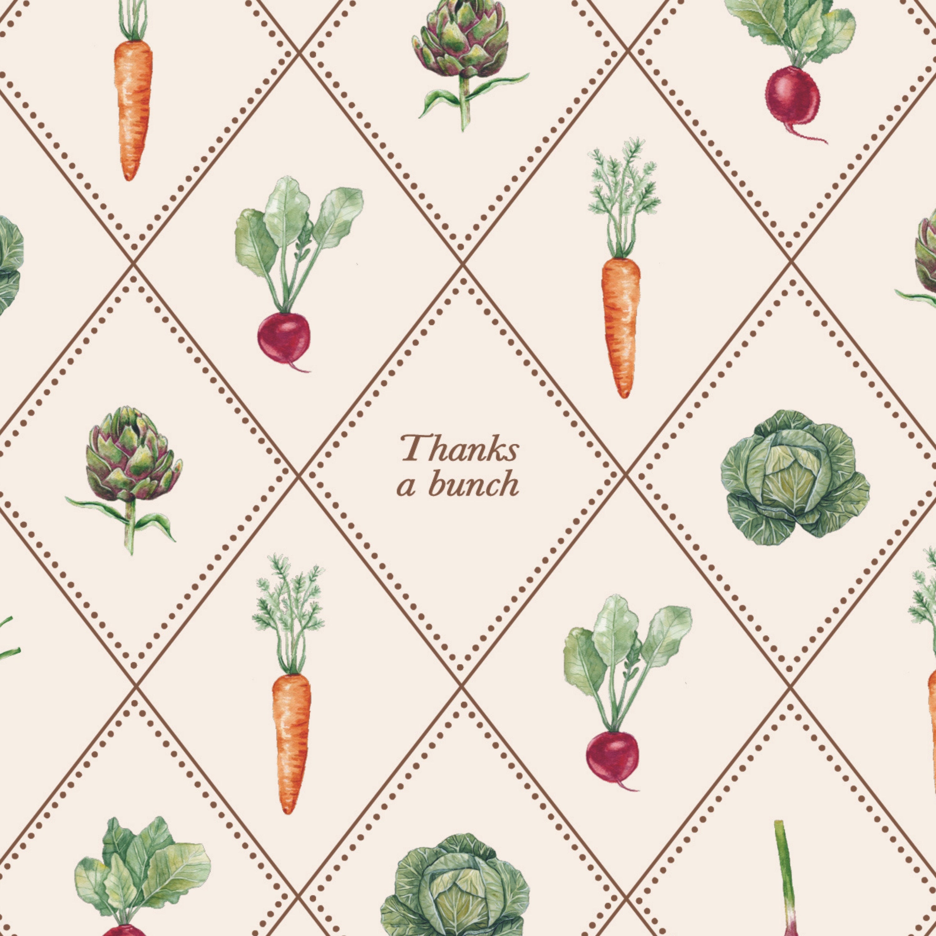 "Thanks a bunch" Greeting Card
