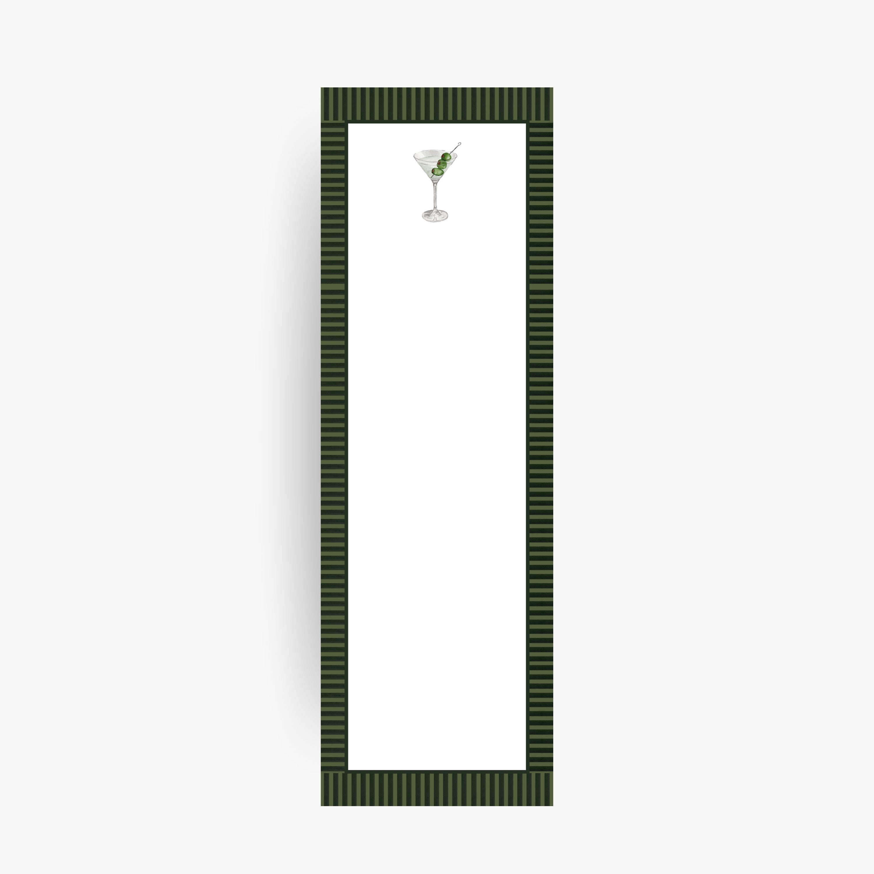 Martini Skinny Notepad