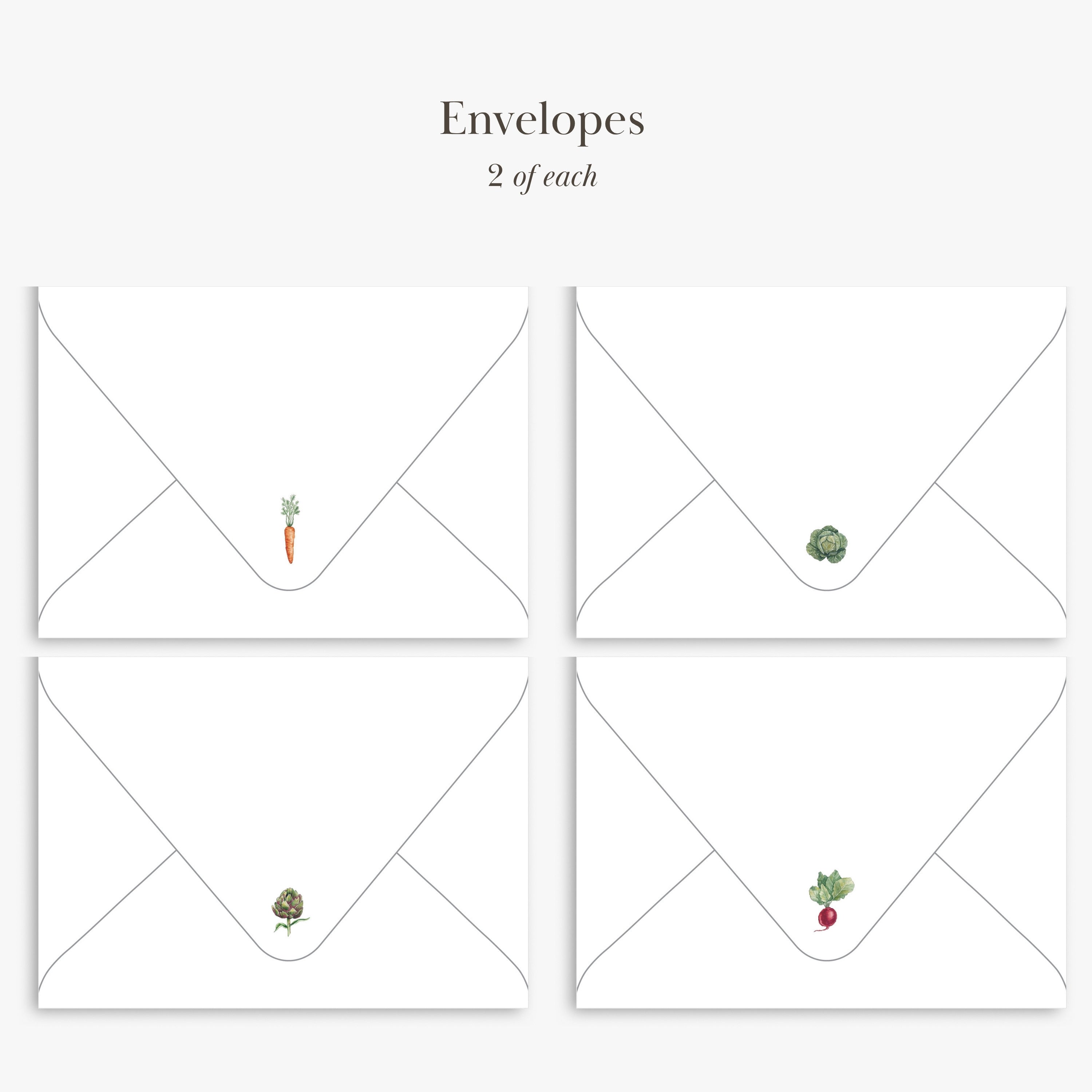 Vegetable Note Card Set