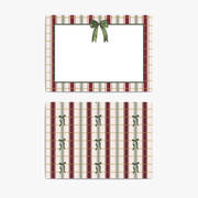 Plaid Bow Notelets