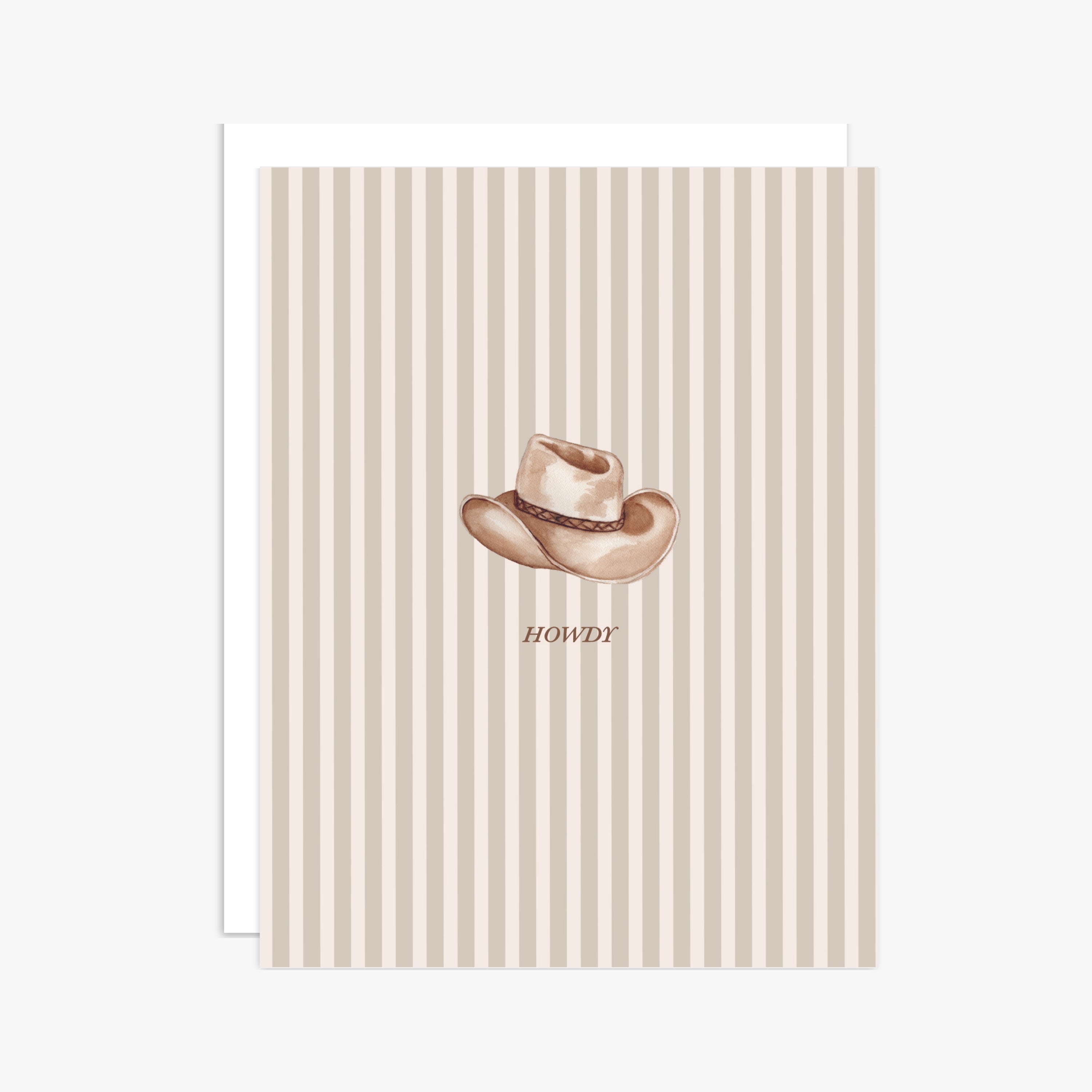 "Howdy" Greeting Card