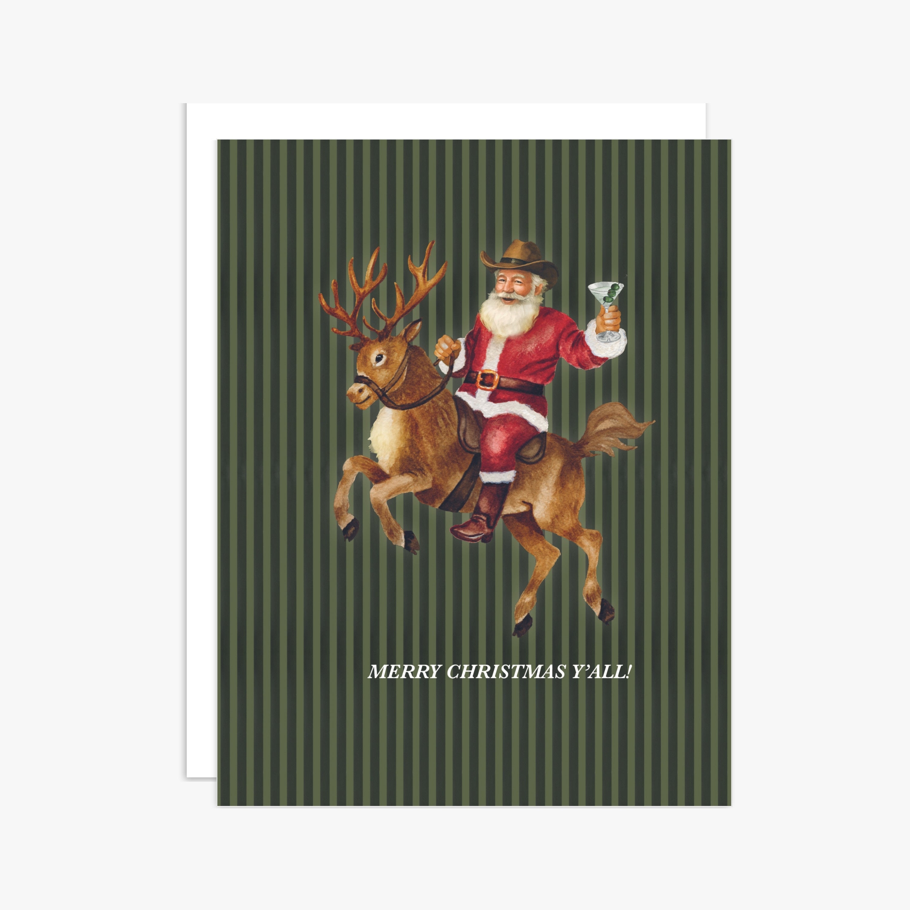 "Merry Christmas Y'all" Greeting Card