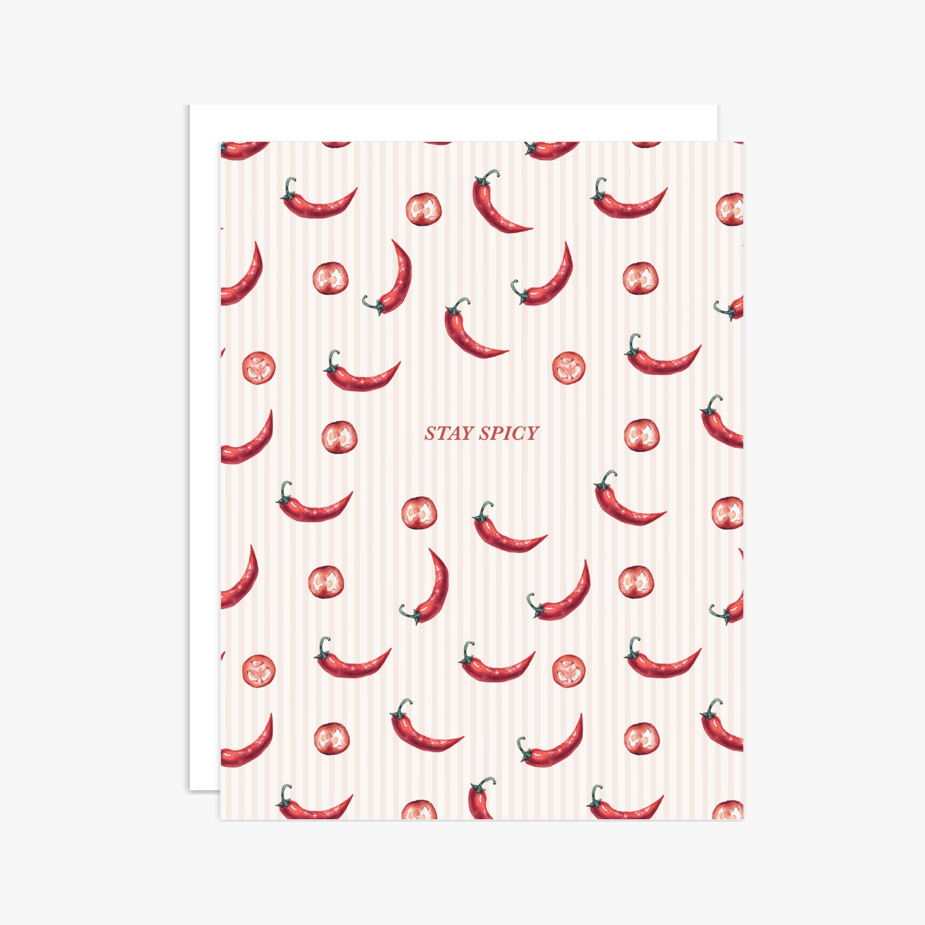 "Stay Spicy" Pepper Greeting Card
