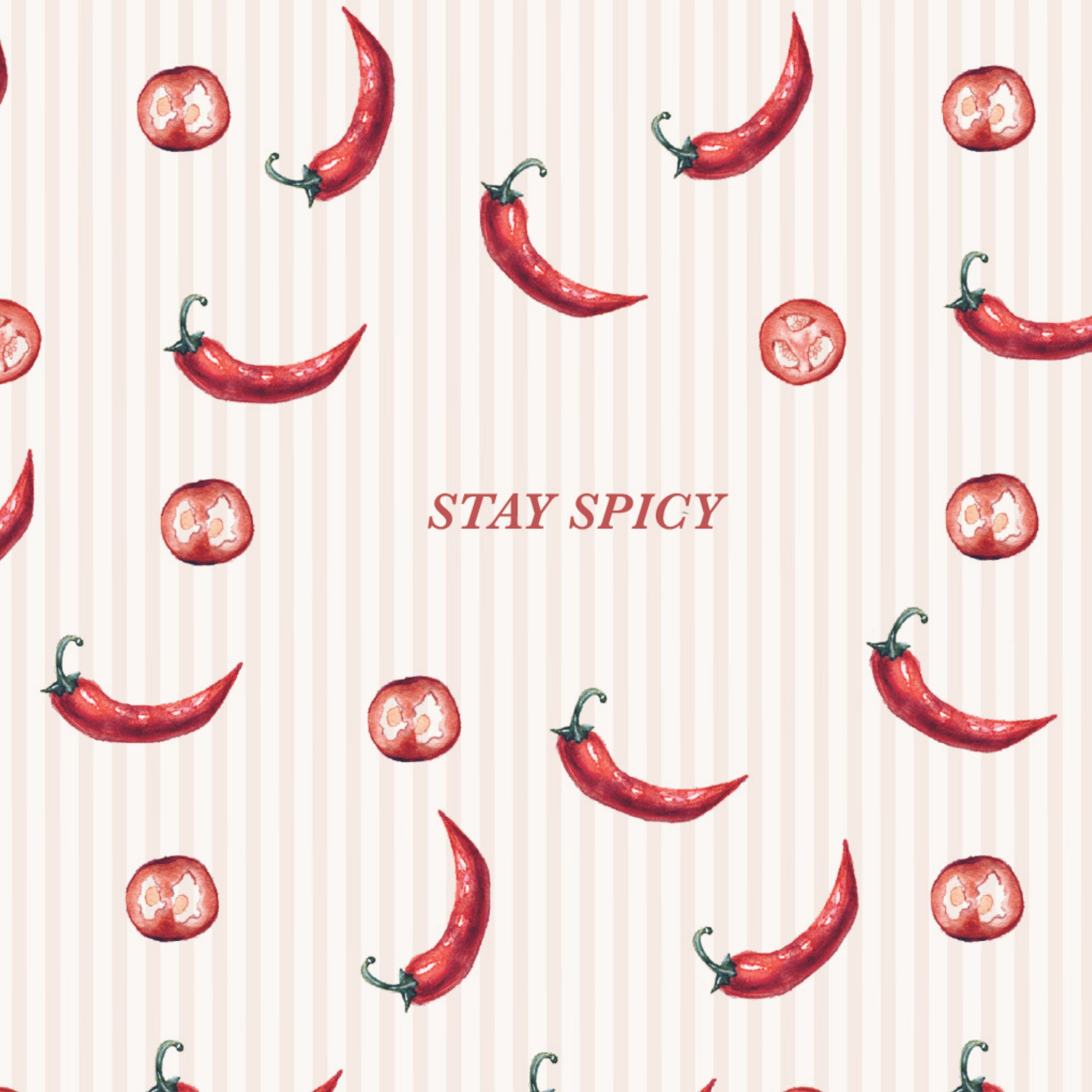"Stay Spicy" Pepper Greeting Card