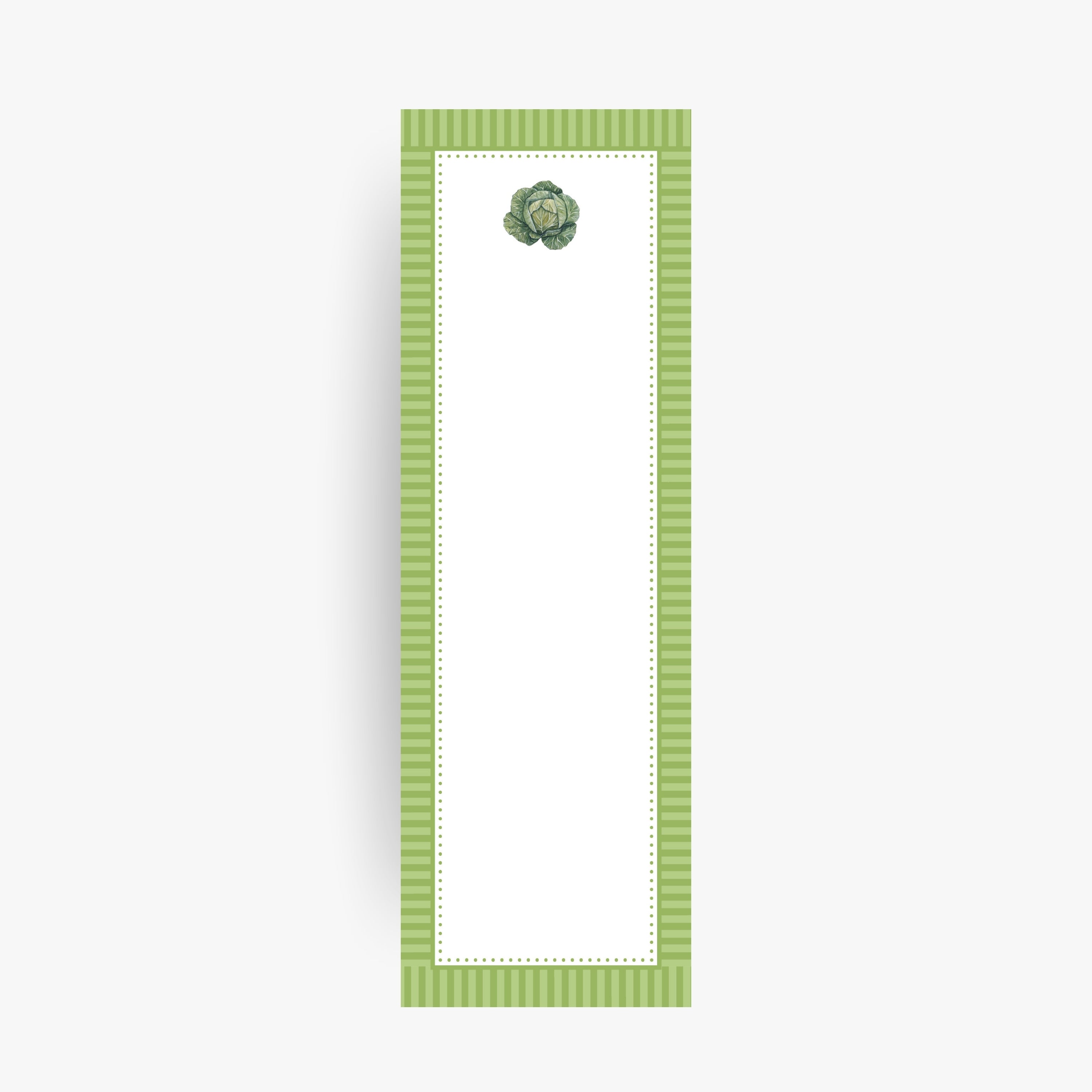 Cabbage Skinny Notepad