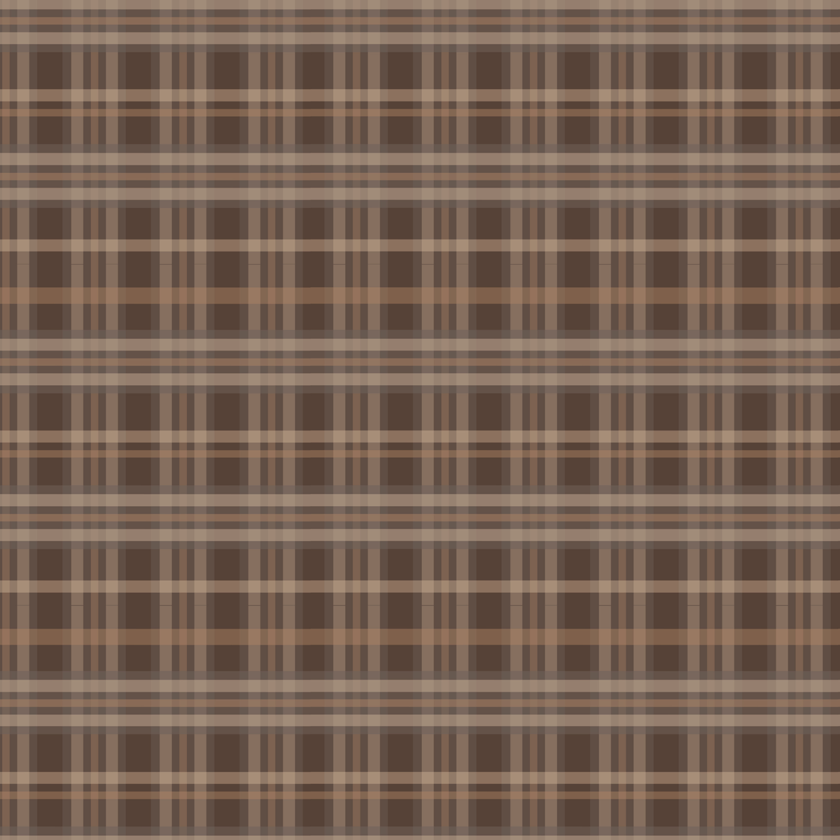 Brown Plaid Wrapping Paper