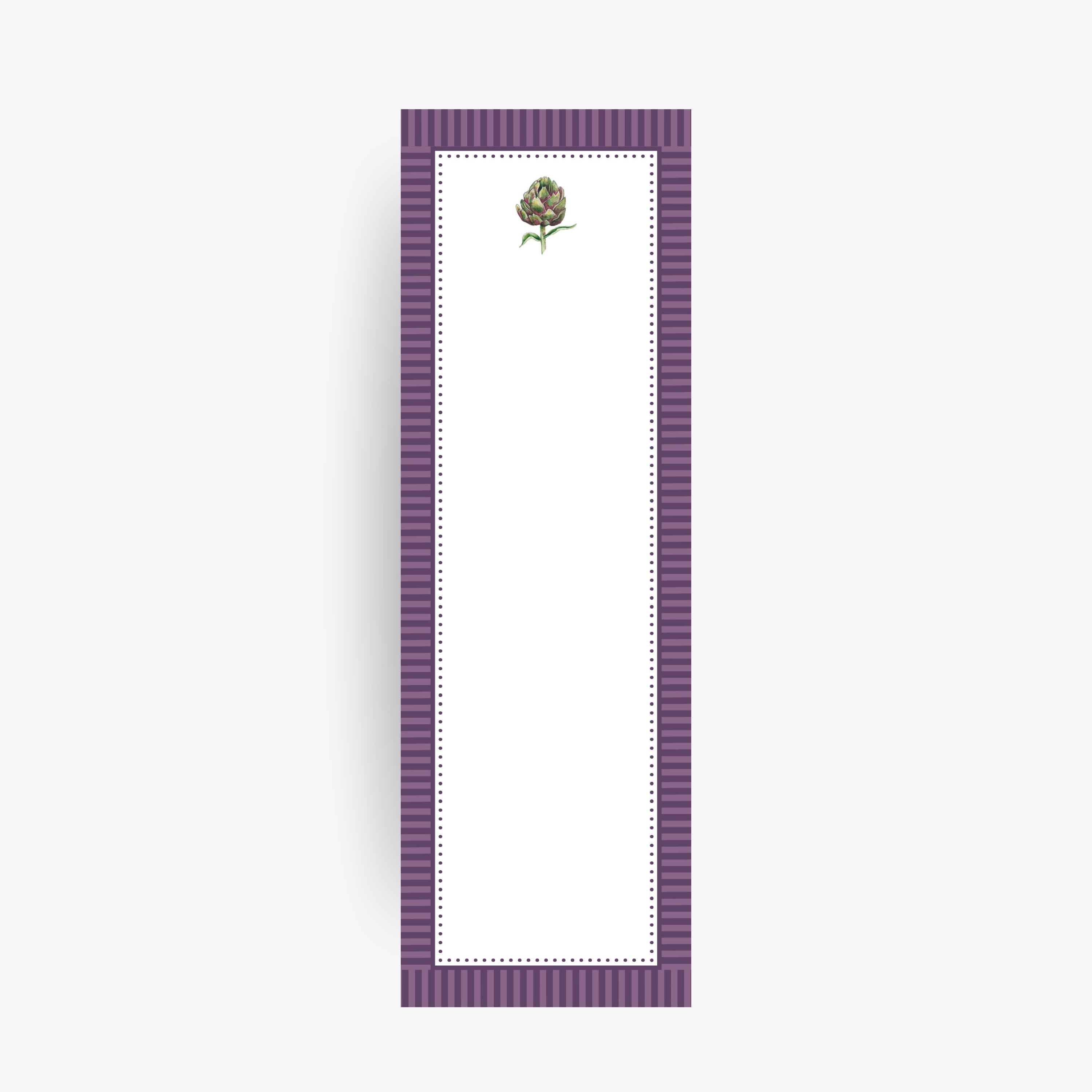 Artichoke Skinny Notepad