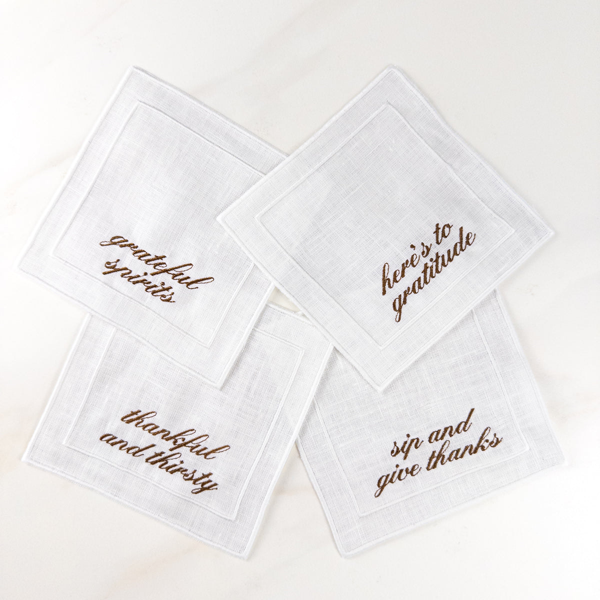 Thanksgiving Sayings Cocktail Napkins
