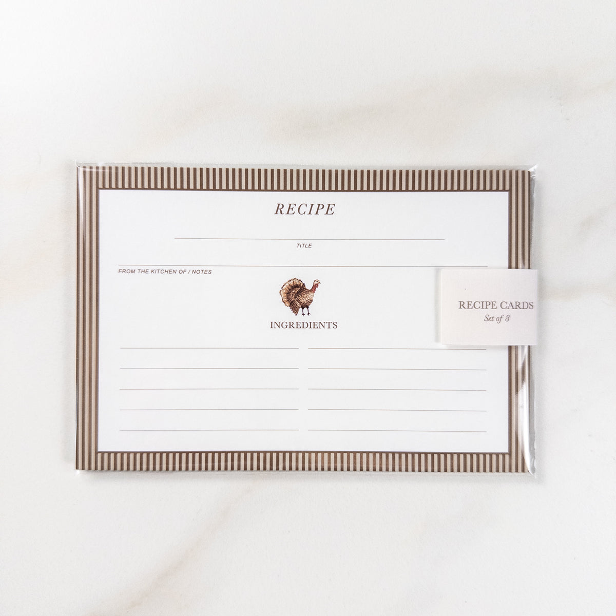 Turkey Recipe Cards