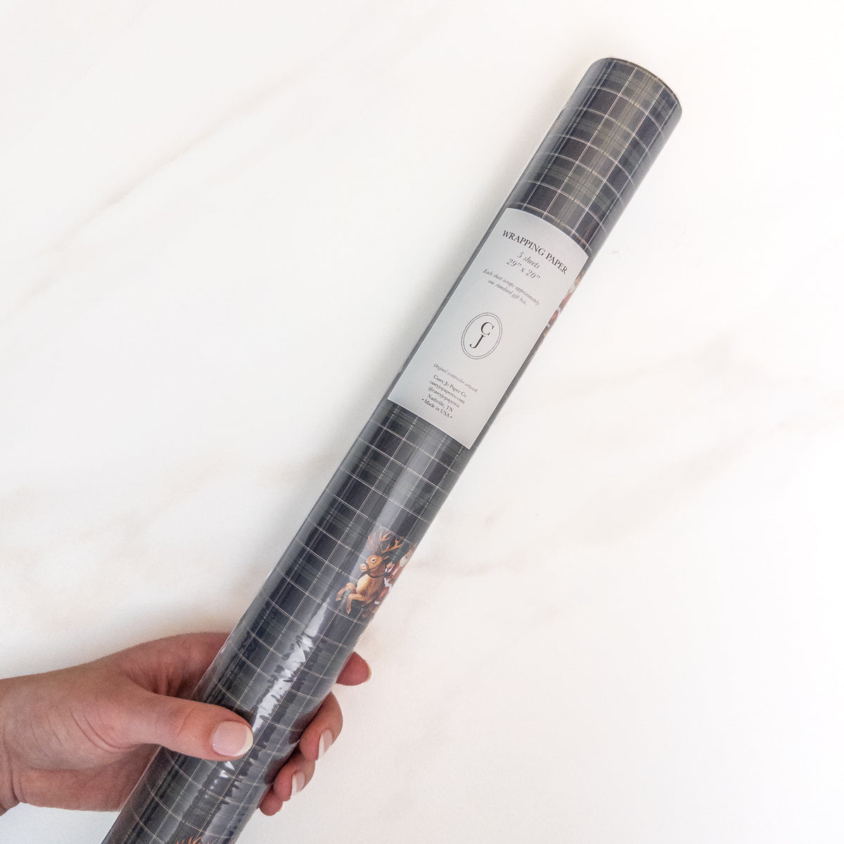 Santa Martini Wrapping Paper