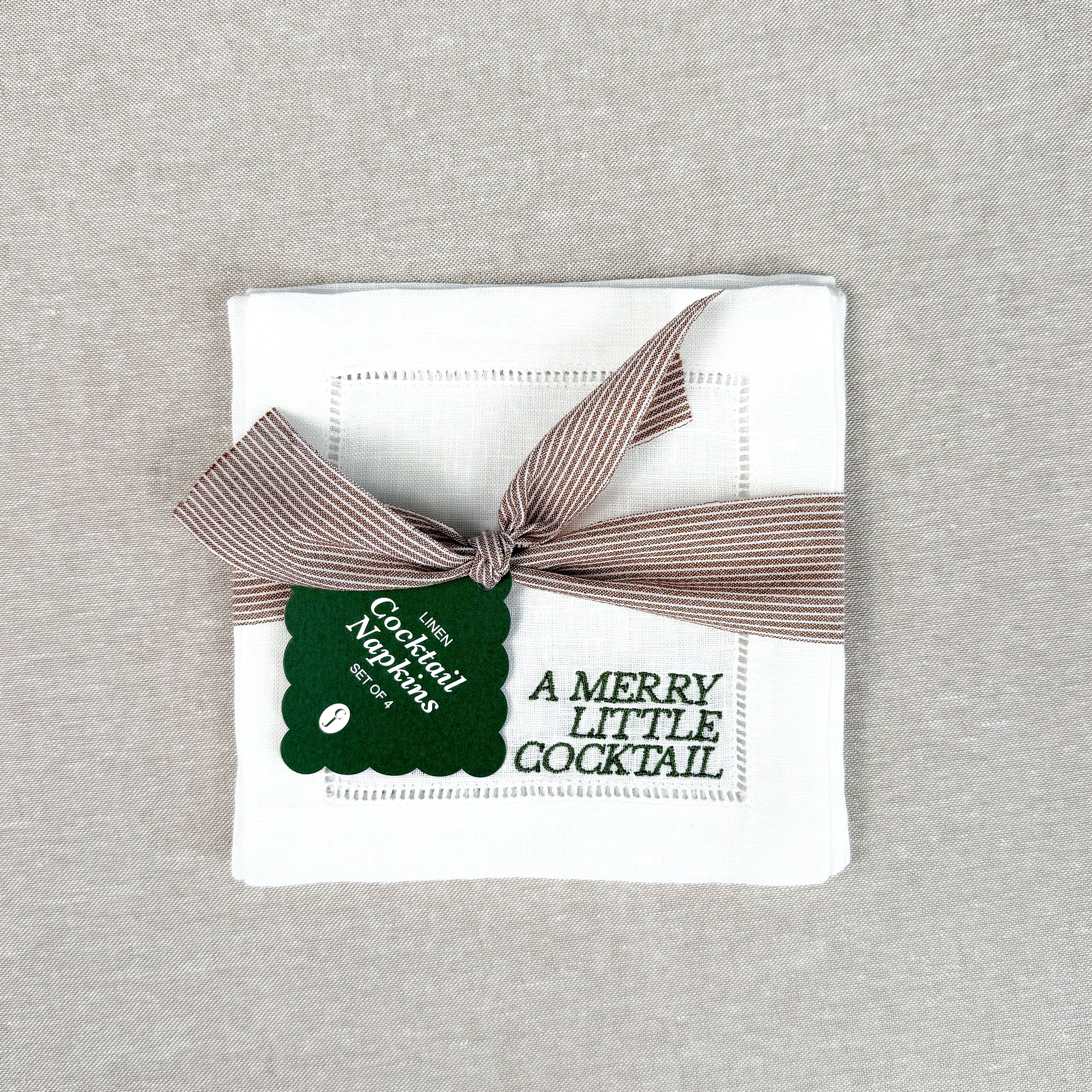 Christmas Sayings Cocktail Napkin Set