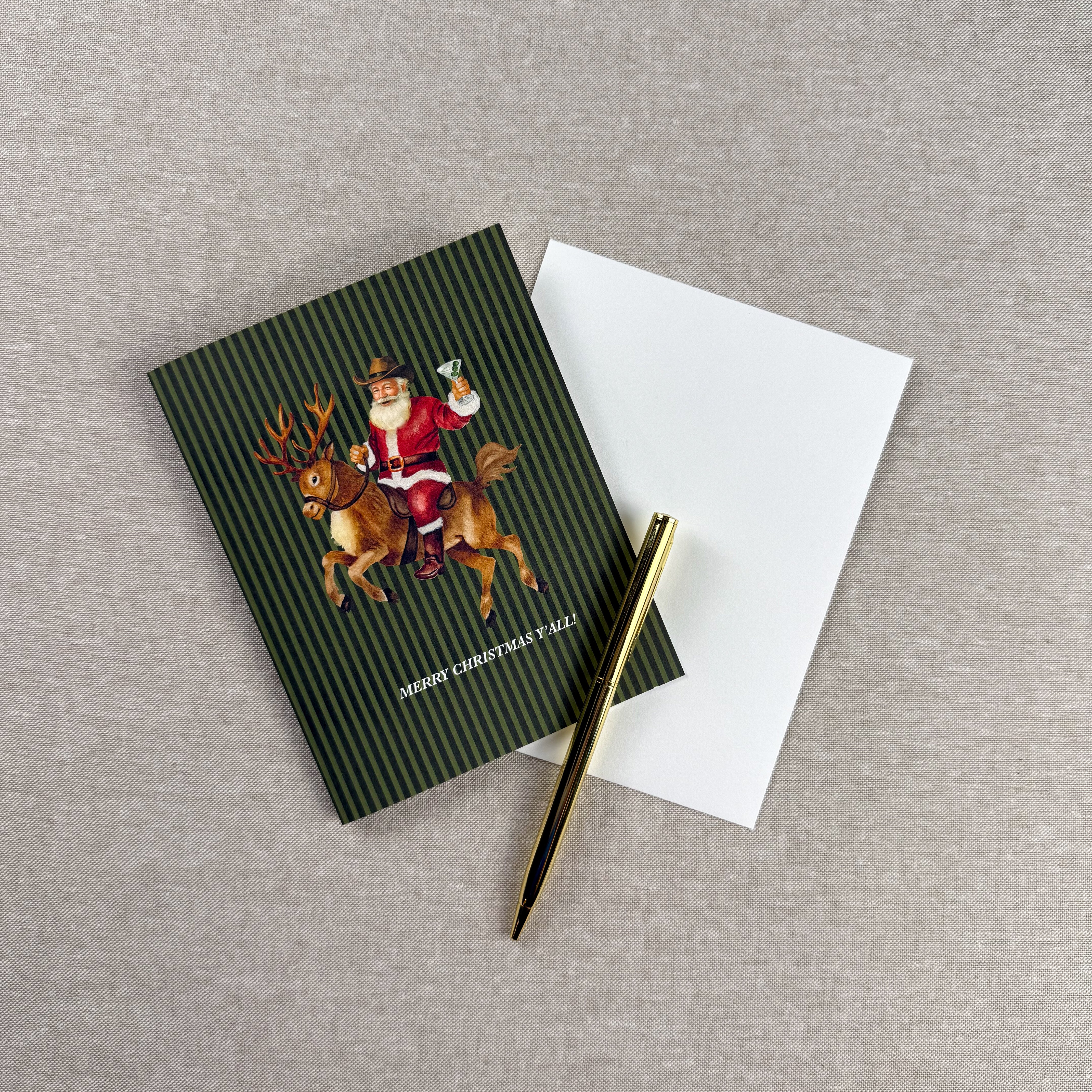 "Merry Christmas Y'all" Greeting Card