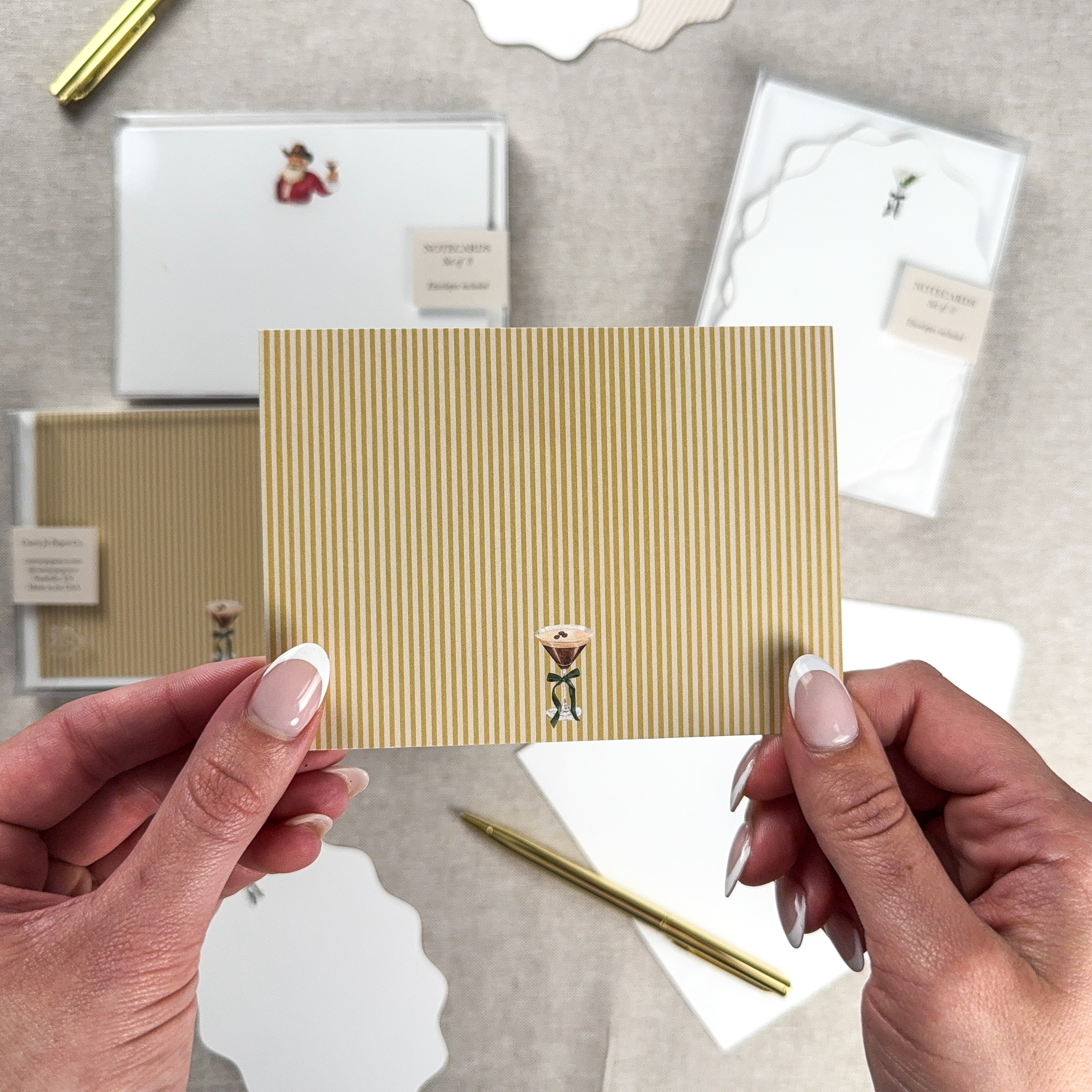 Cowboy Santa Holiday Note Card Set
