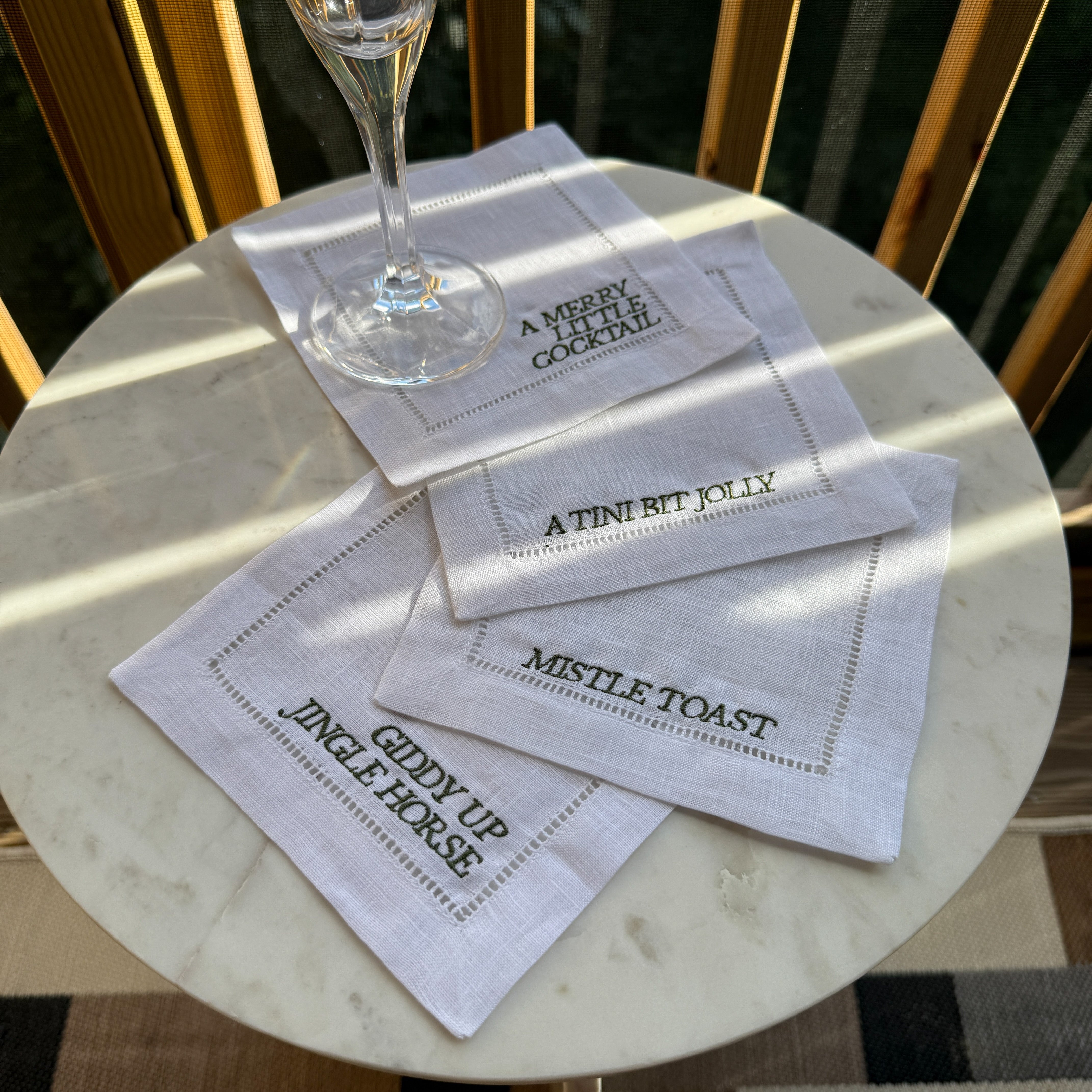 Christmas Sayings Cocktail Napkin Set