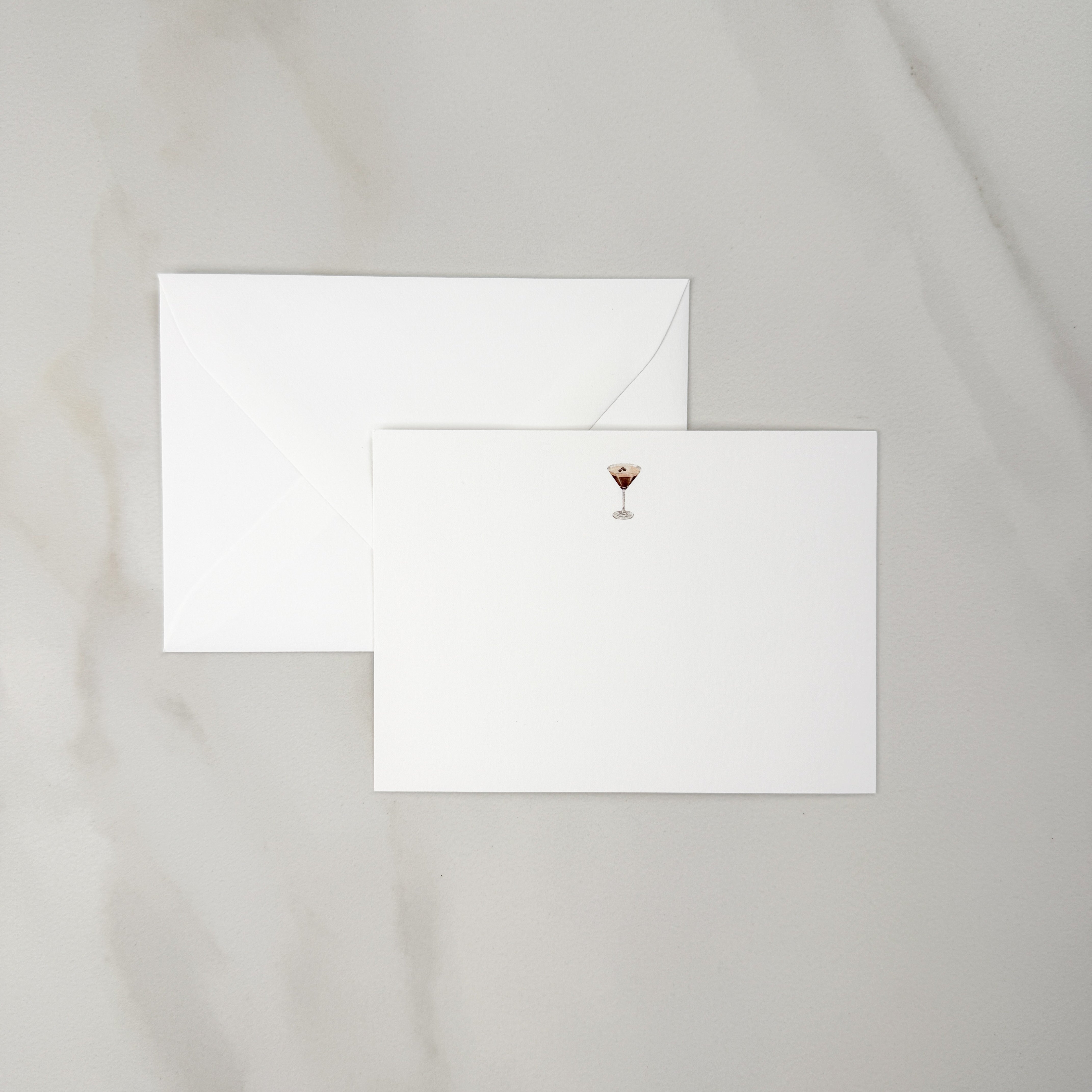 Espresso Martini Note Card Set