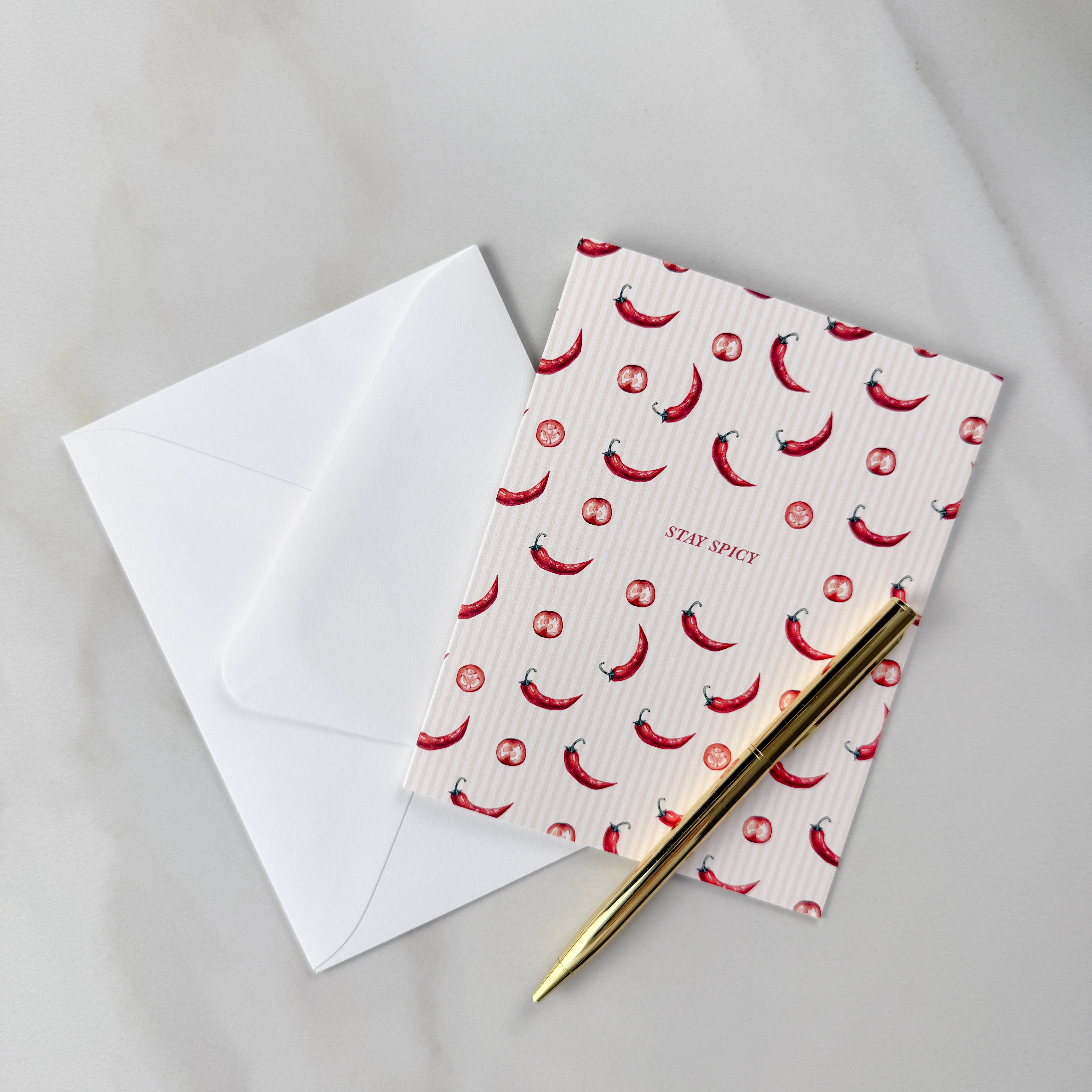 "Stay Spicy" Pepper Greeting Card
