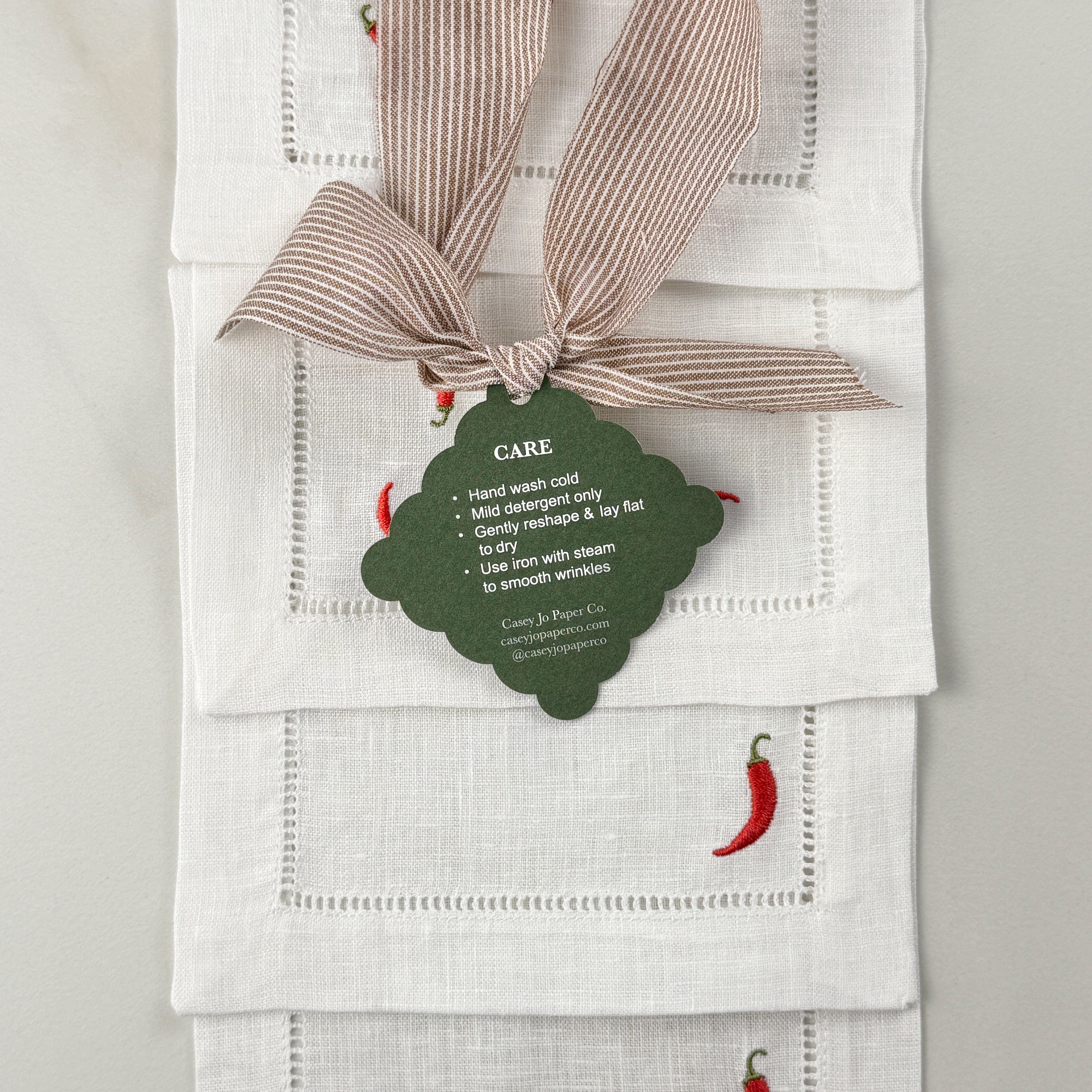 Pepper Cocktail Napkin Set