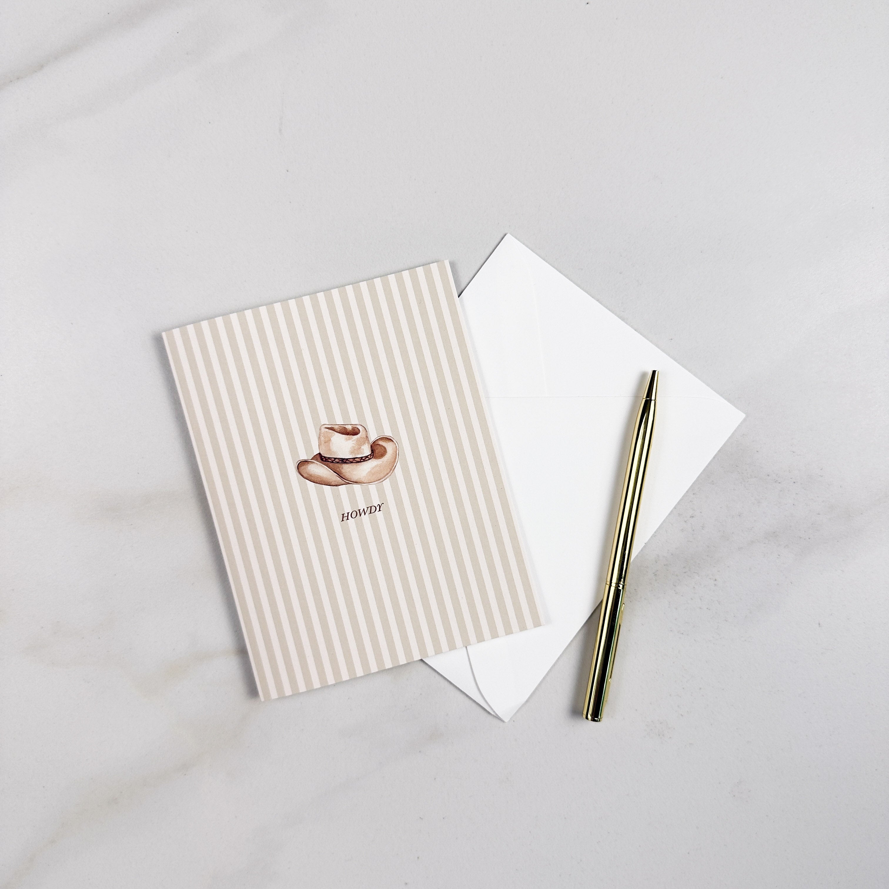 "Howdy" Greeting Card