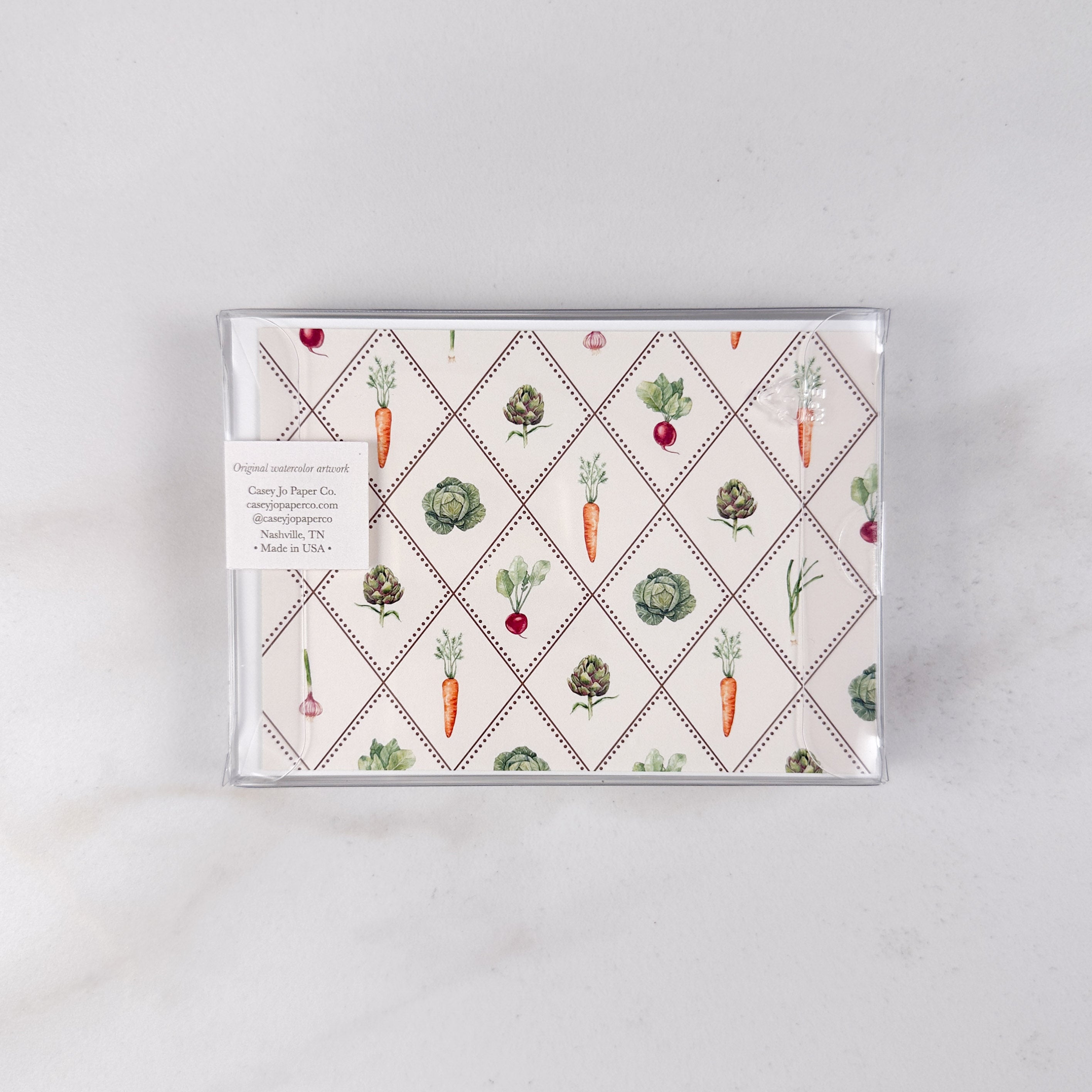 Vegetable Note Card Set