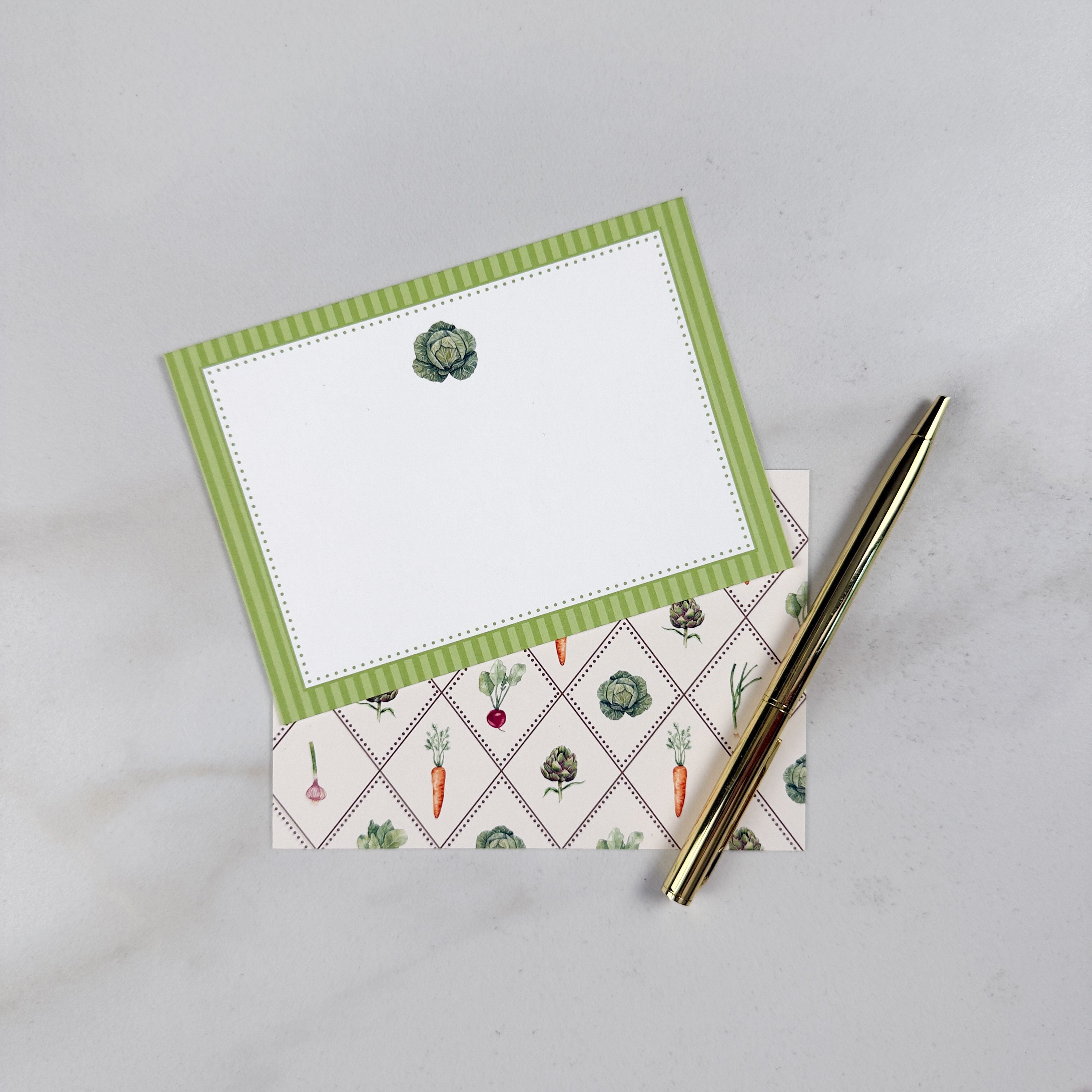 Vegetable Note Card Set