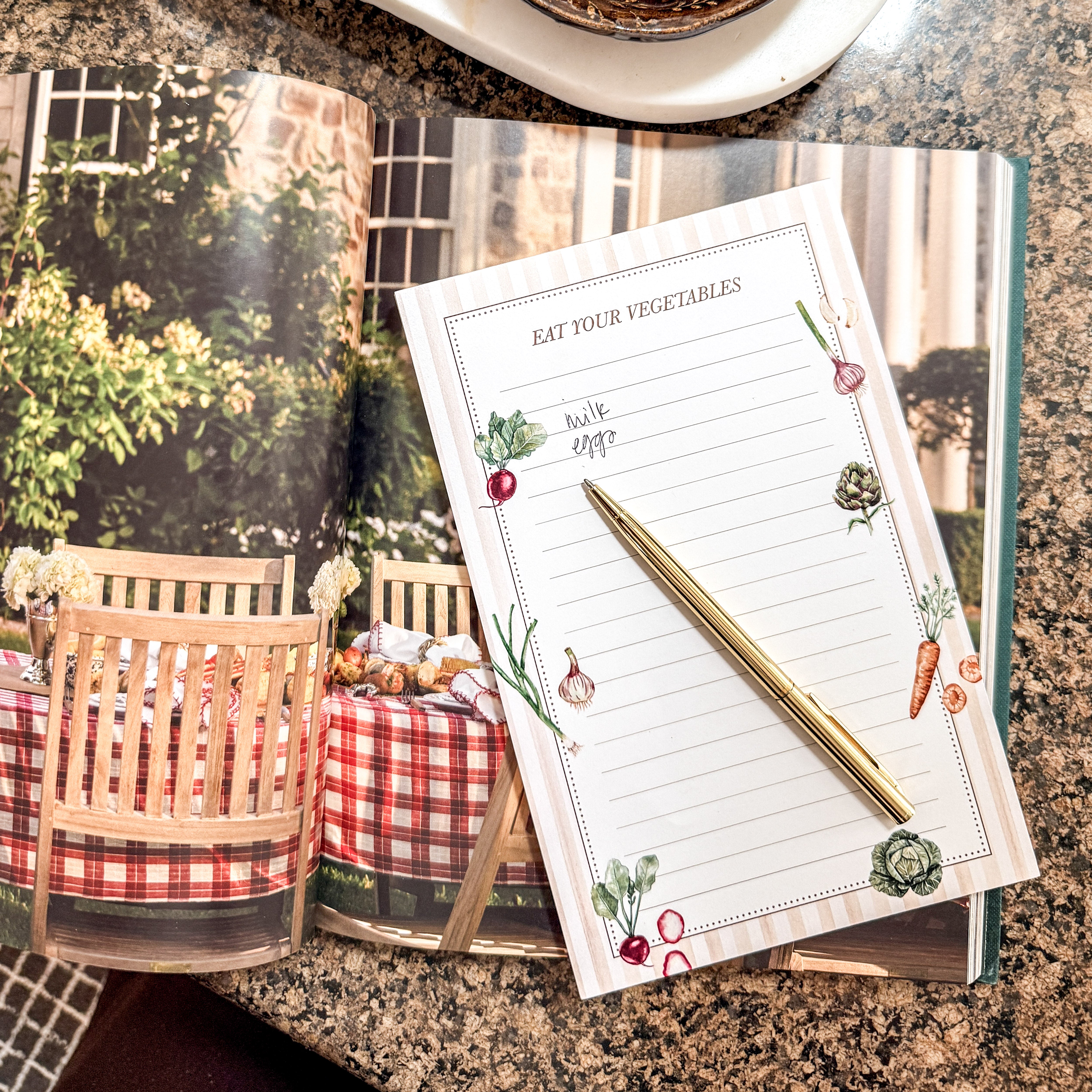 Vegetable Oversized Notepad