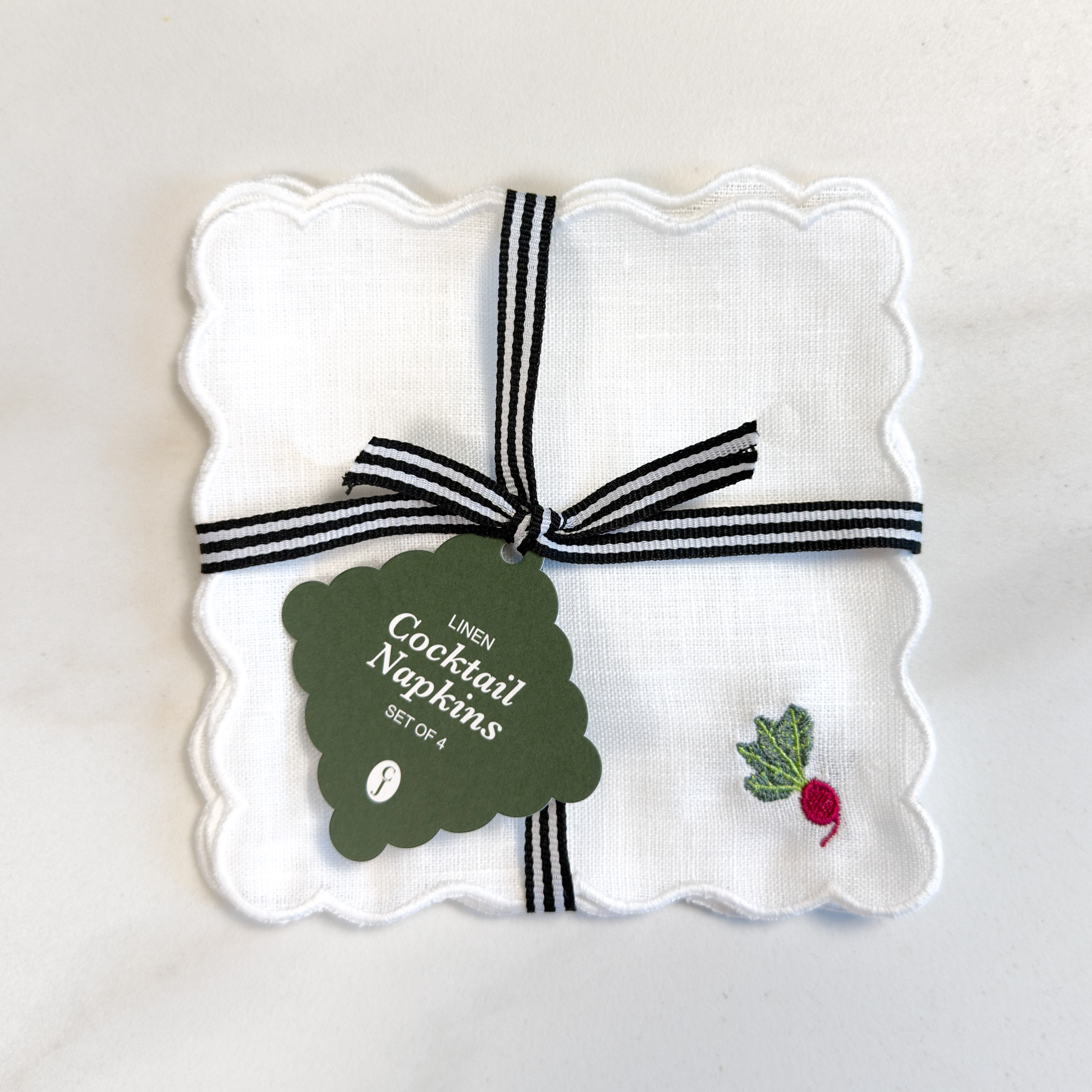 Mixed Vegetable Cocktail Napkin Set