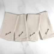 "Howdy" Embroidered Dinner Napkins