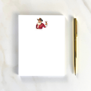 Santa with Espresso Martini Icon Notepad