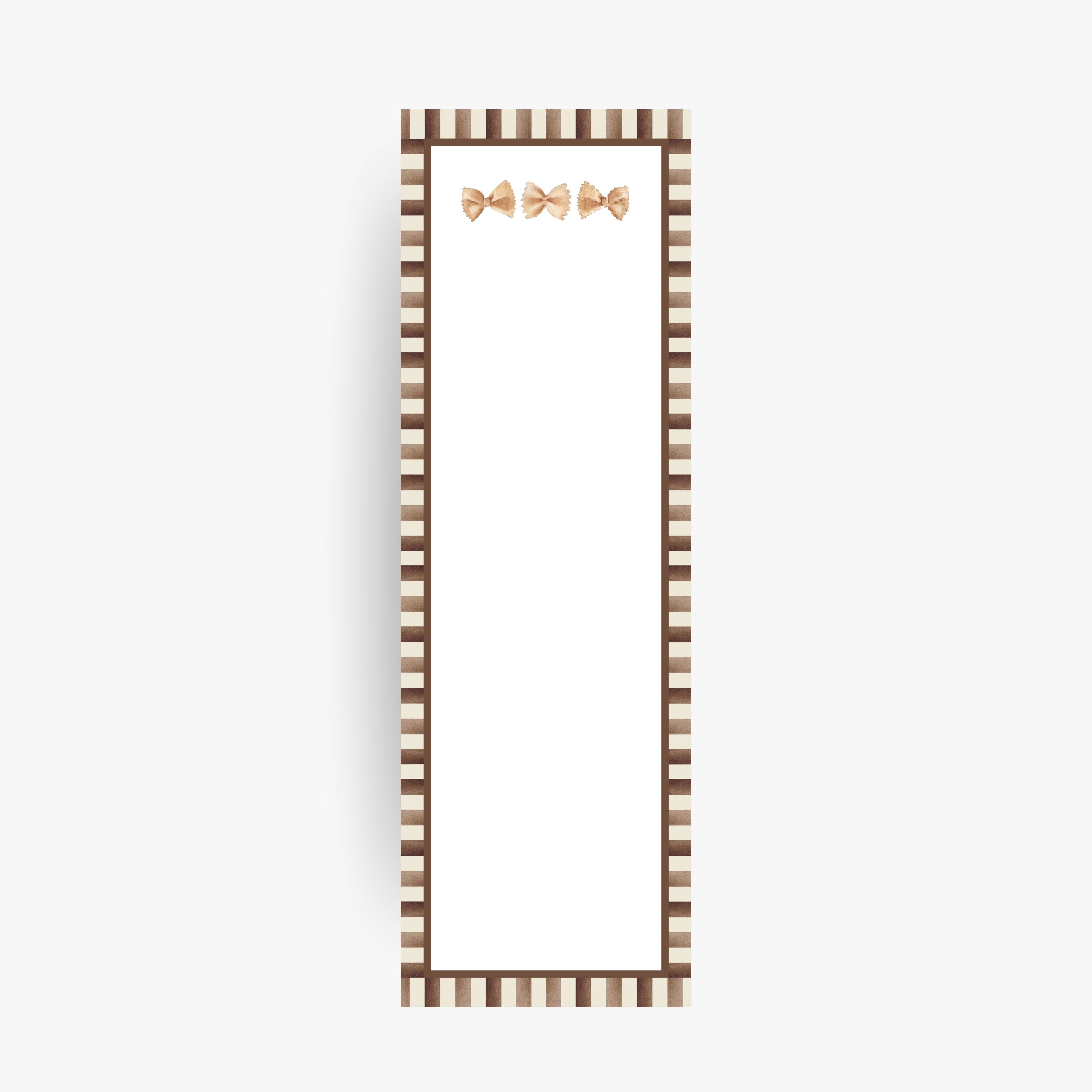 Bowtie Noodles Skinny Notepad