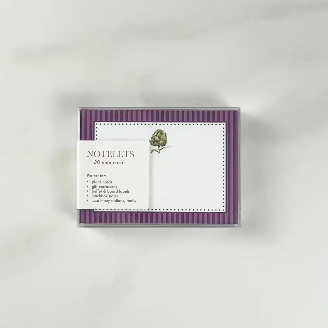 Load video: Artichoke Notelets
