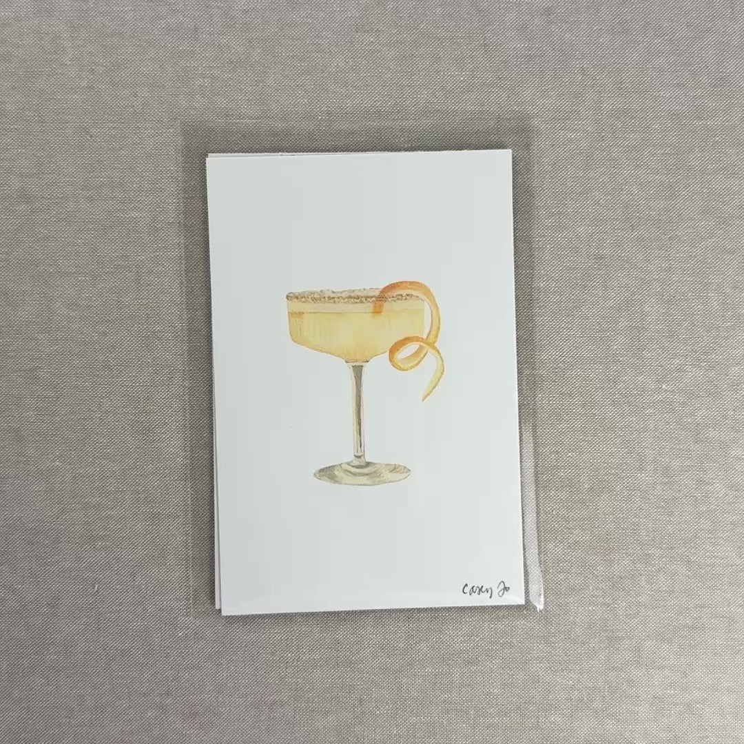 Load video: Limoncello Tini Art Print