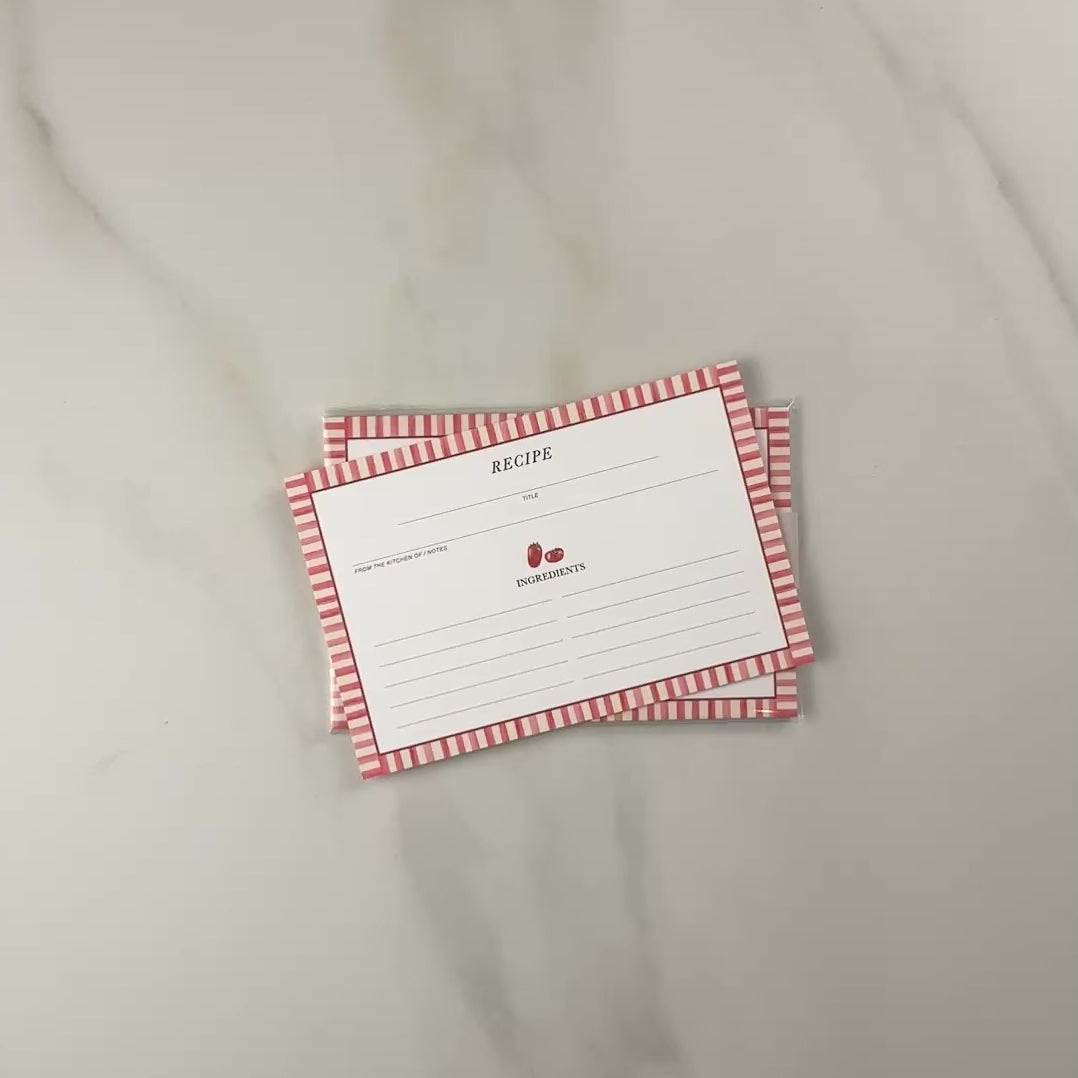 Load video: Tomato Recipe Cards