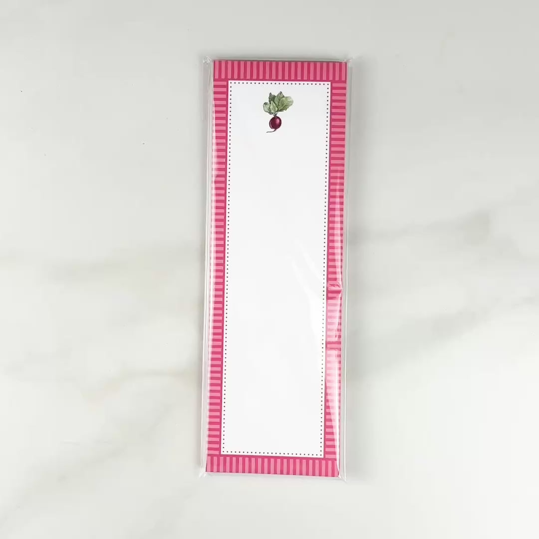 Load video: Radish Skinny Notepad