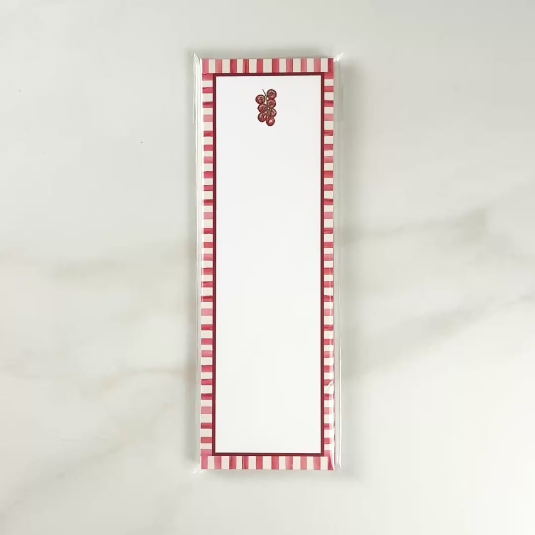 Load video: Tomato Skinny Notepad